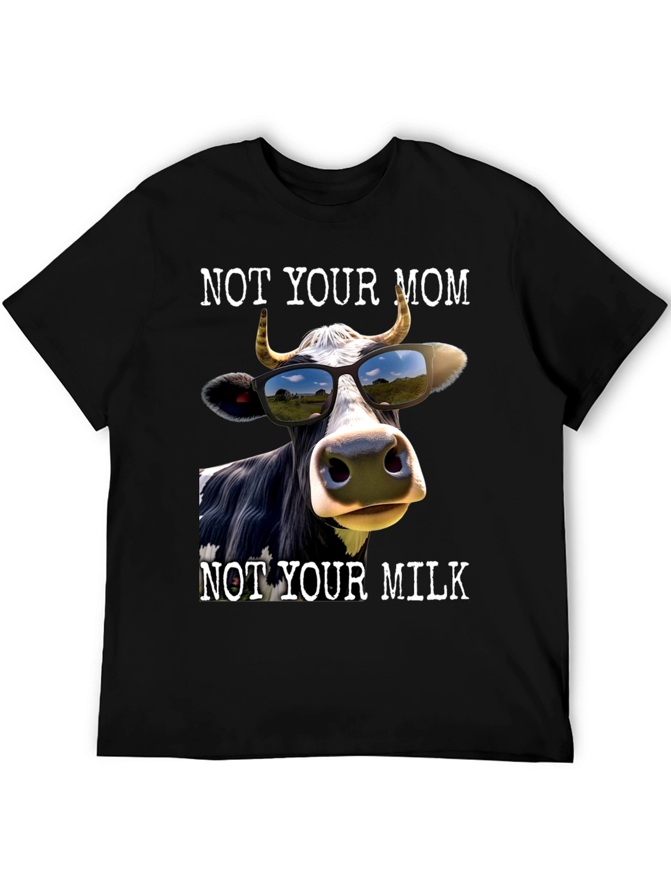 Not Your Mom Not Your Milk Graphic Tee