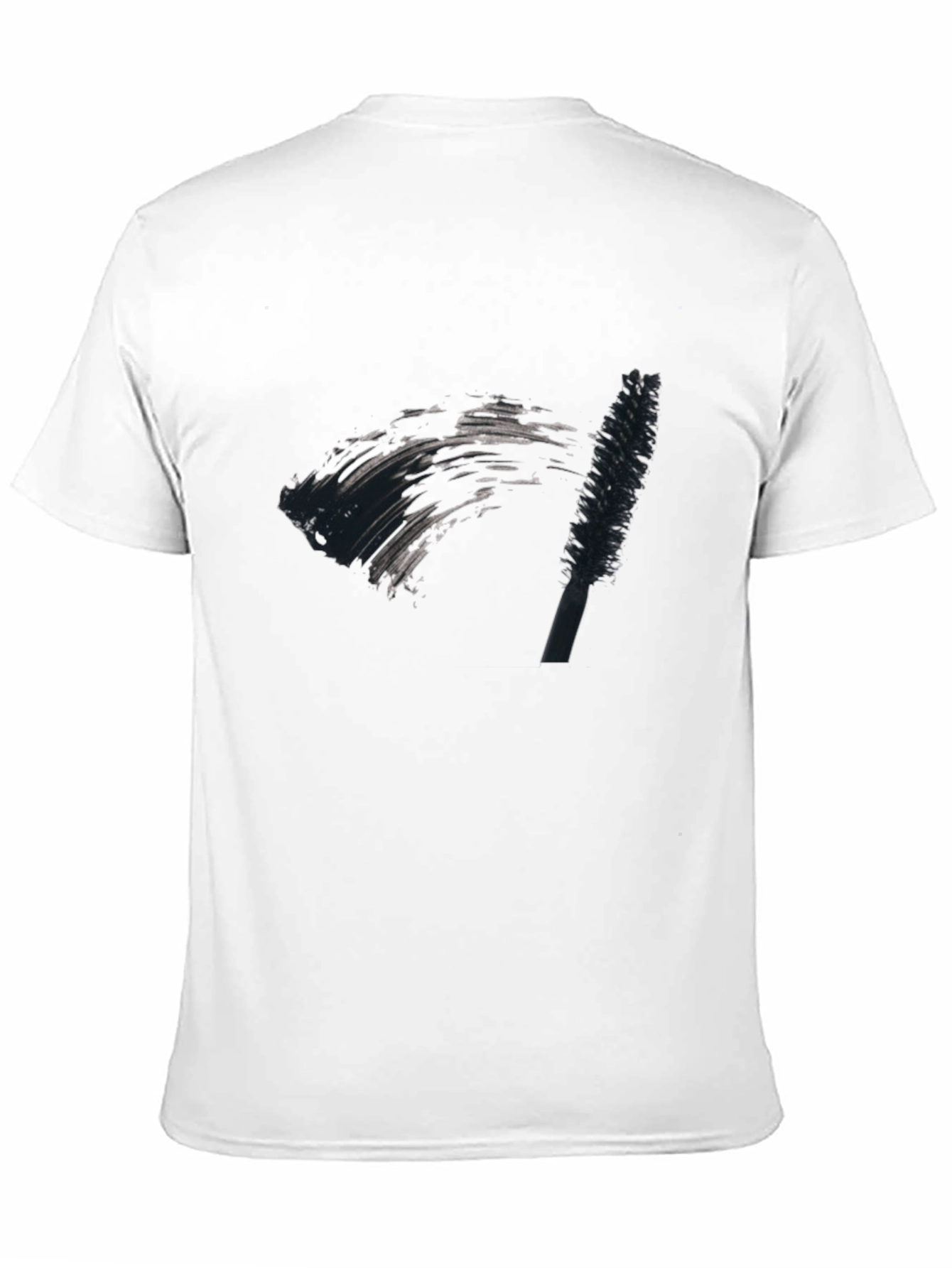 Mascara Brush Graphic Tee - Unisex Black T-Shirt