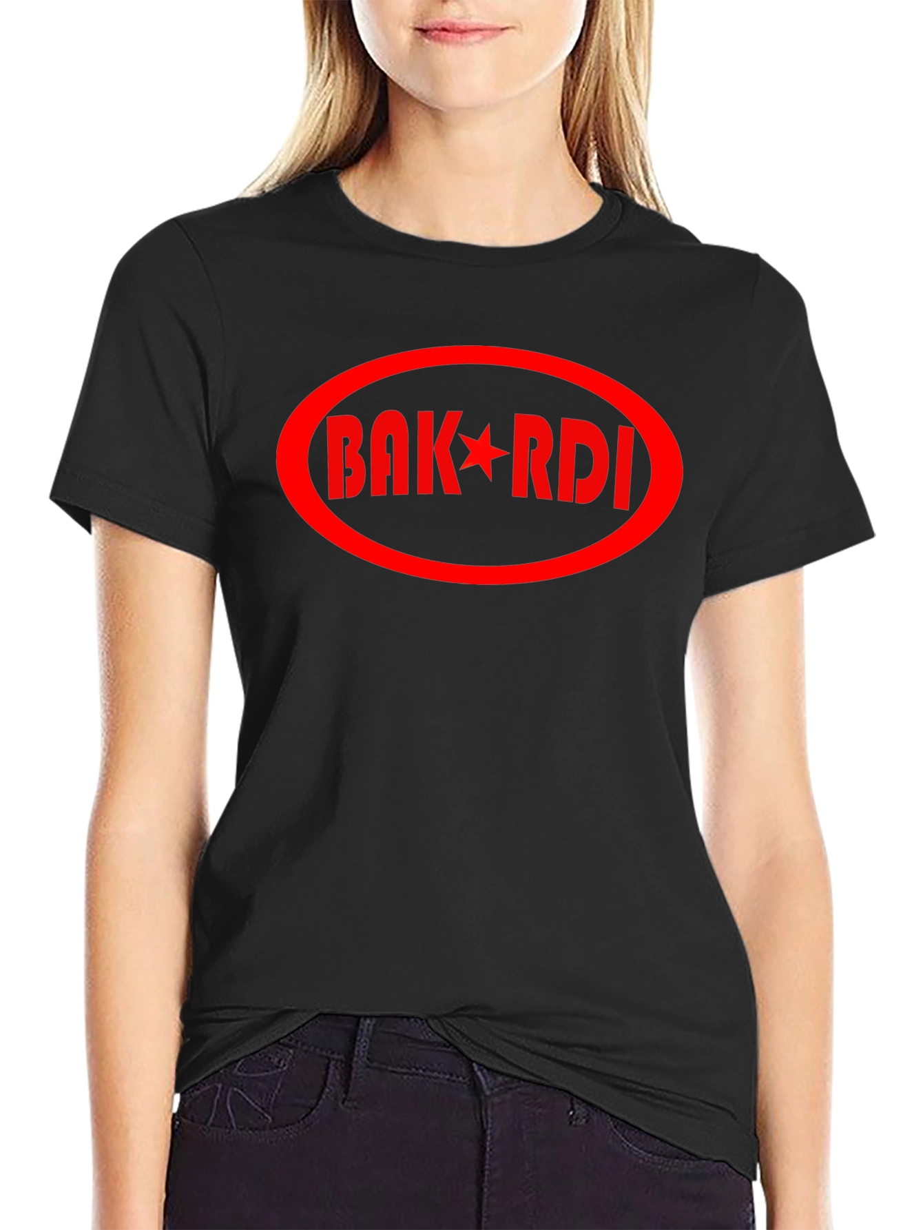BAK*RDI Graphic Print Crew Neck T-Shirt