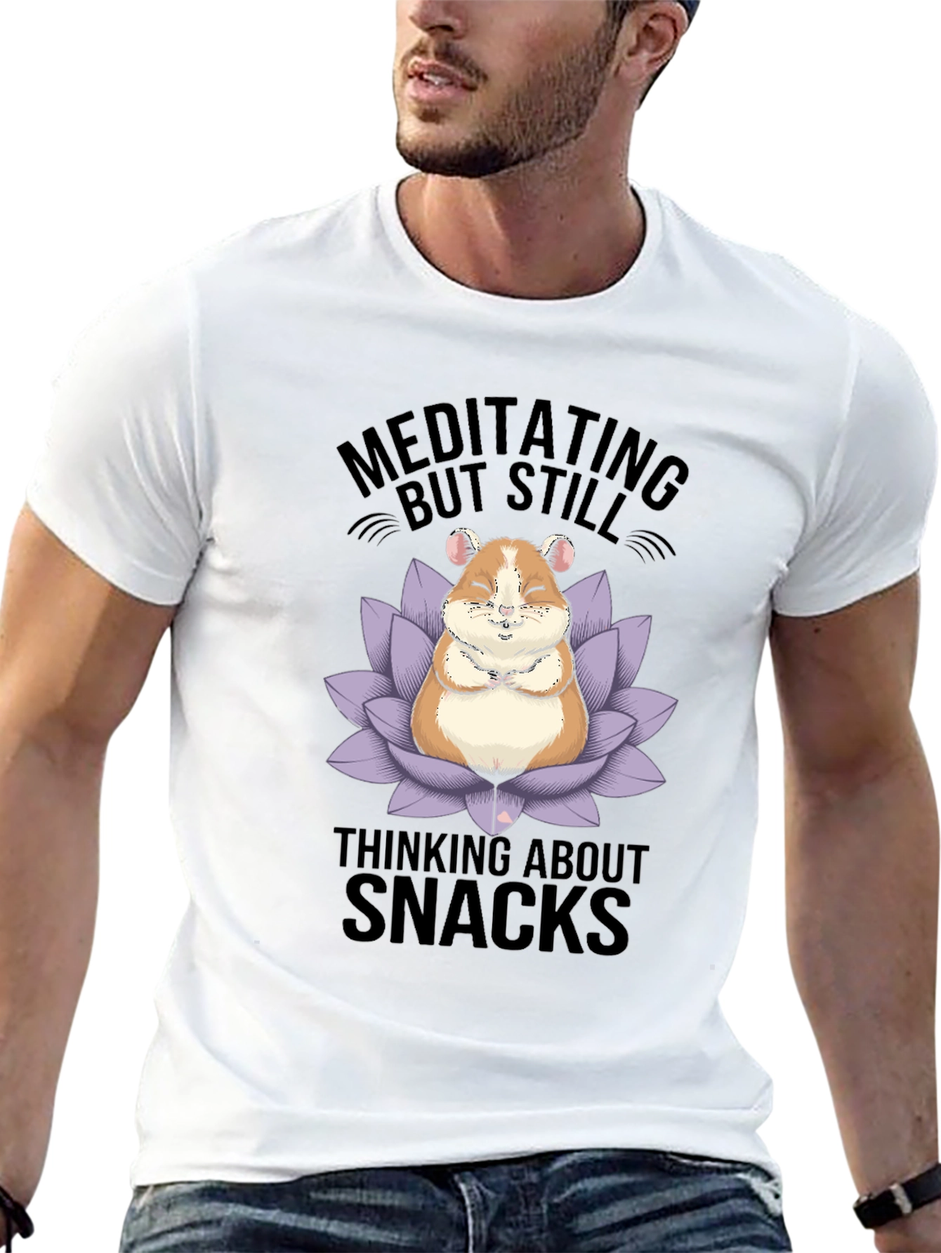 Meditating Hamster Snack T-Shirt