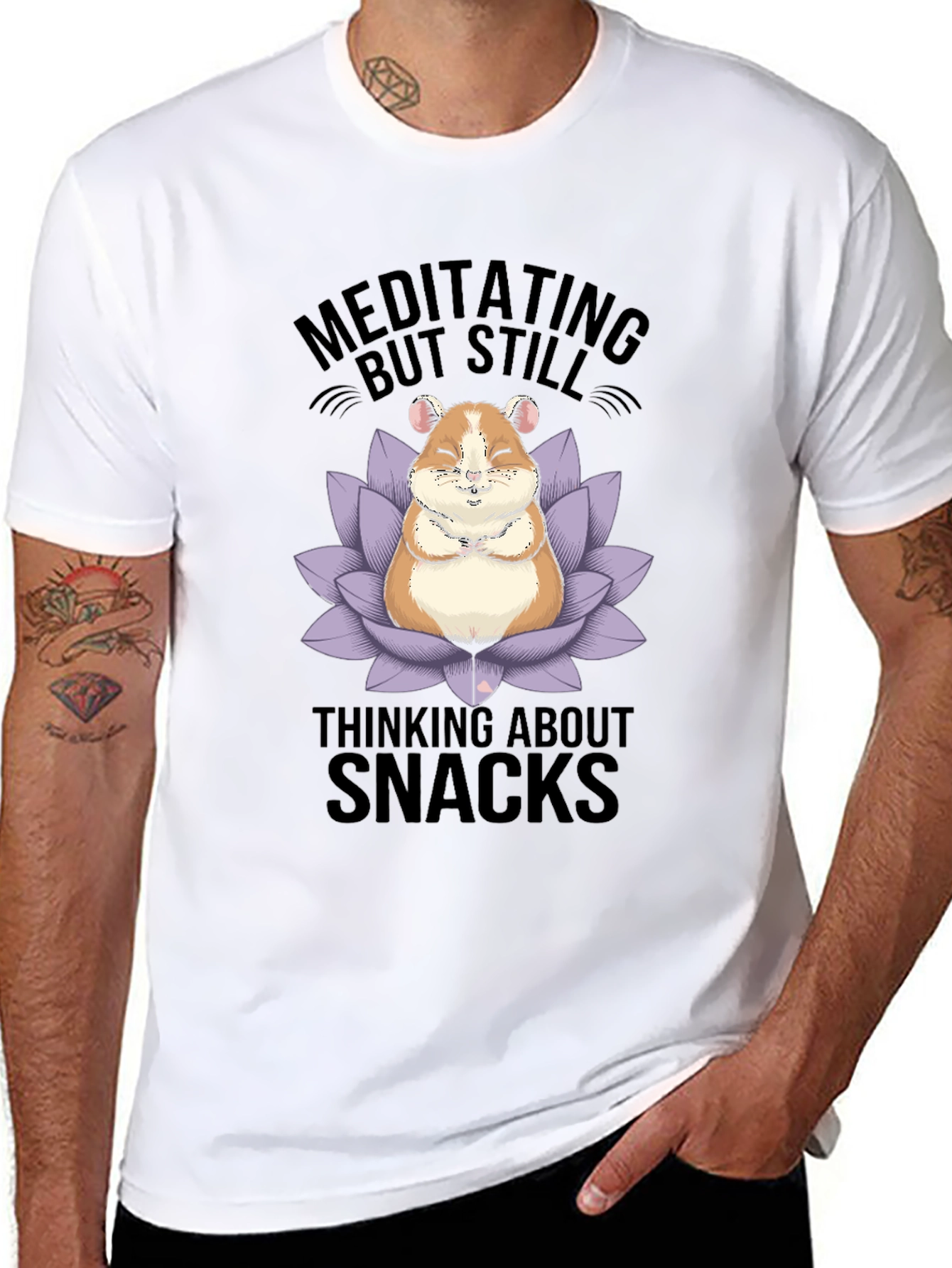 Meditating Hamster Snack T-Shirt