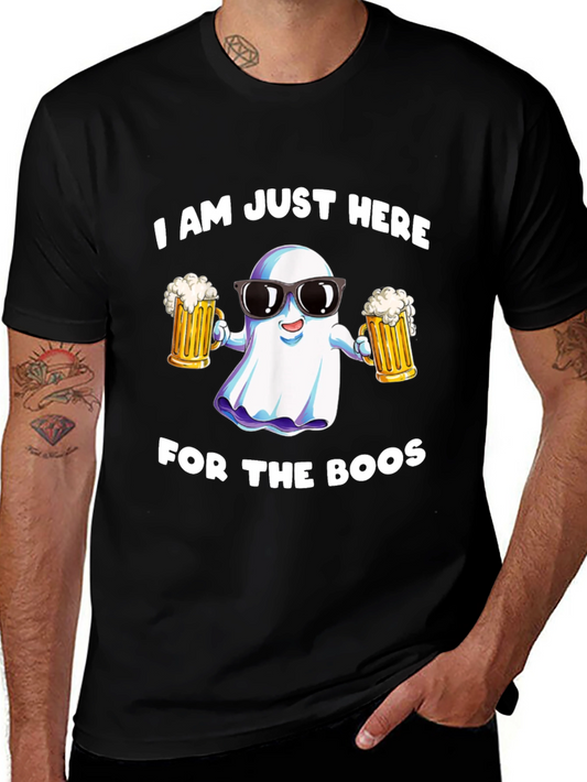 Boos Crew Black Graphic Tee