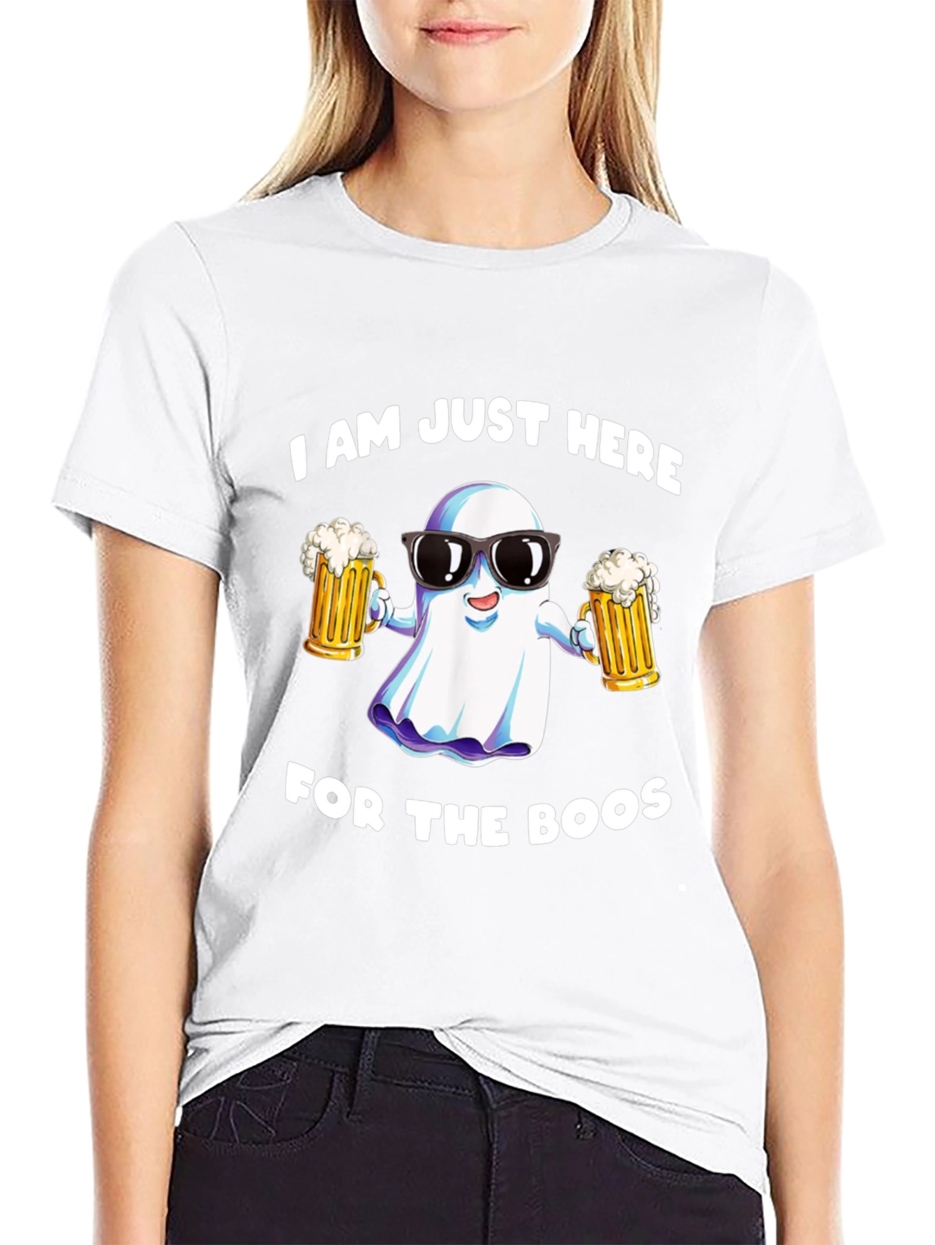 Boos Crew Black Graphic Tee