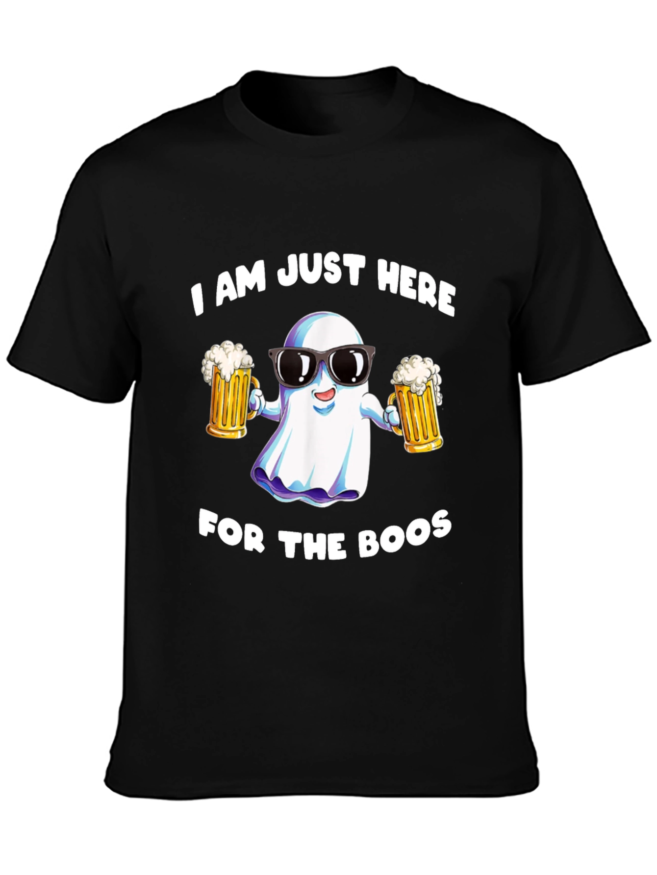Boos Crew Black Graphic Tee