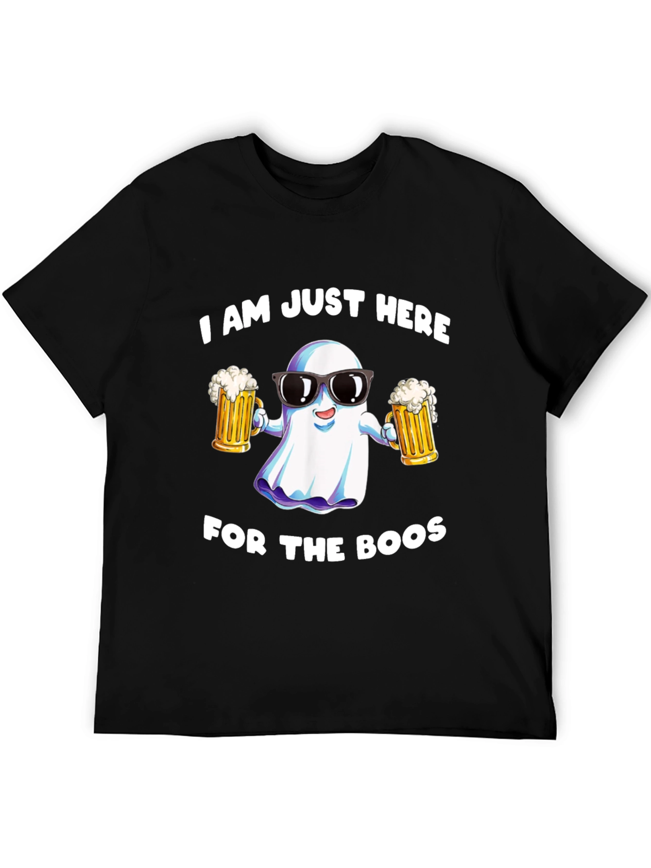 Boos Crew Black Graphic Tee