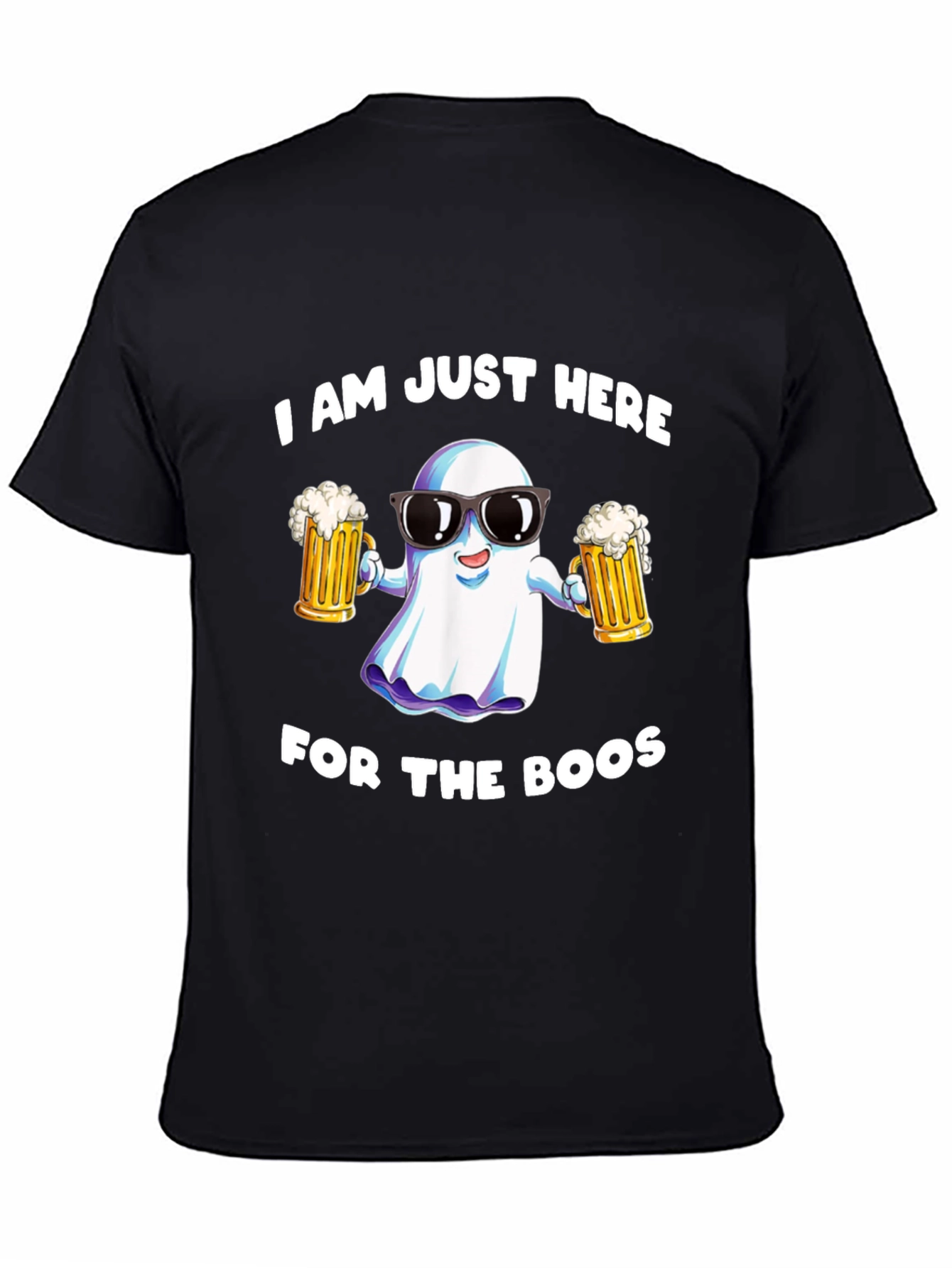 Boos Crew Black Graphic Tee
