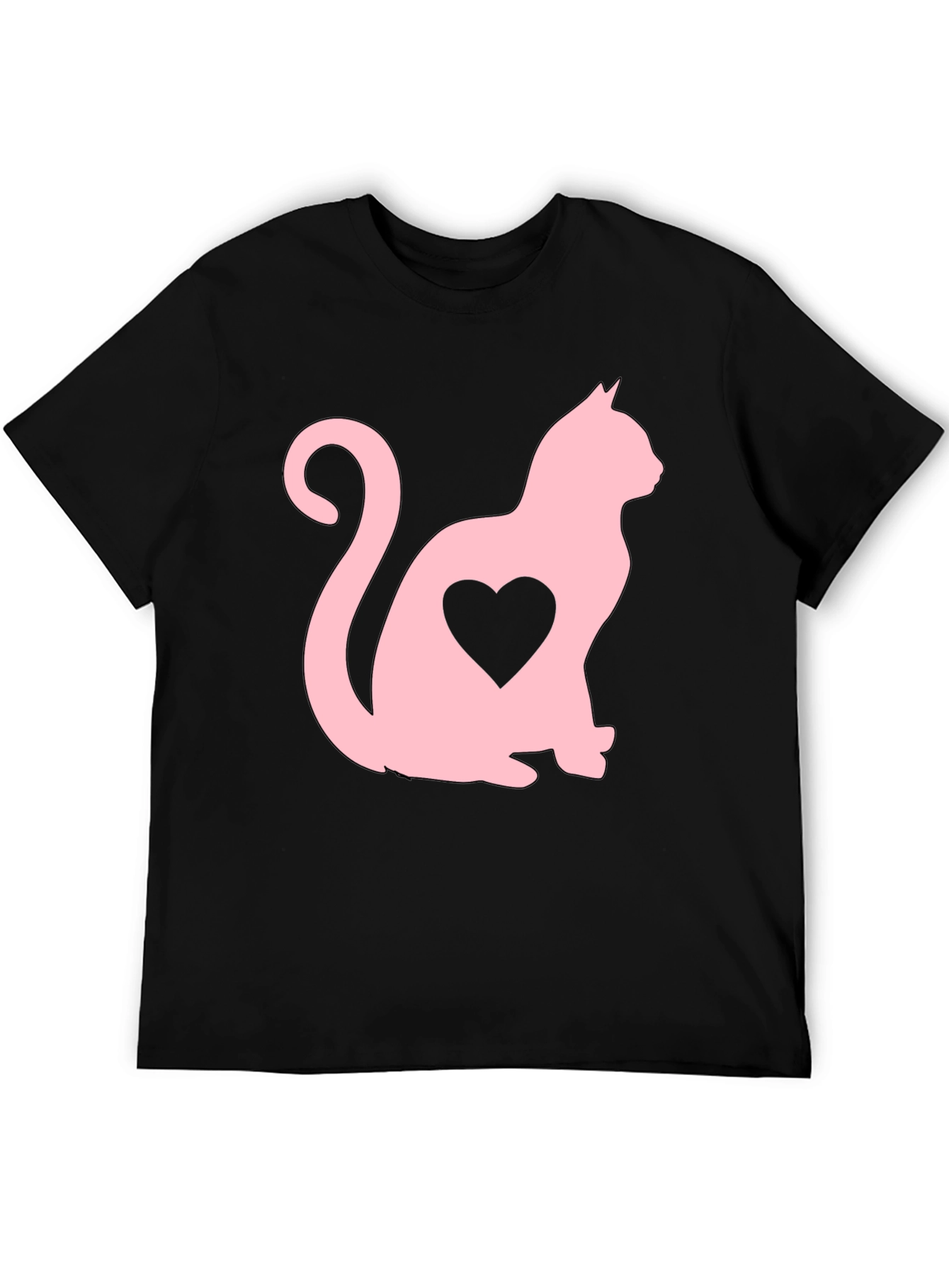 Cat Heart T-Shirt - Stylish Graphic Tee