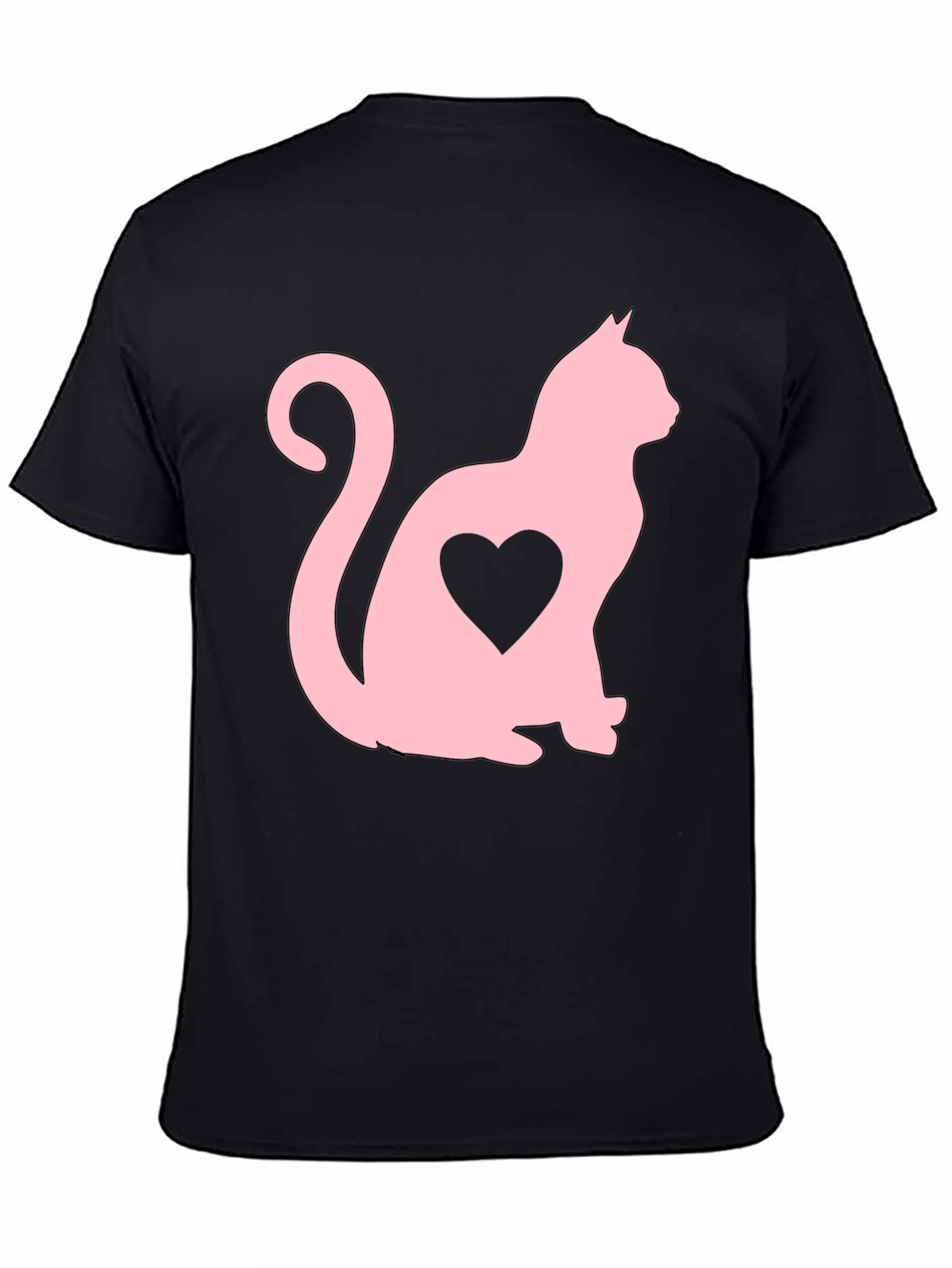 Cat Heart T-Shirt - Stylish Graphic Tee