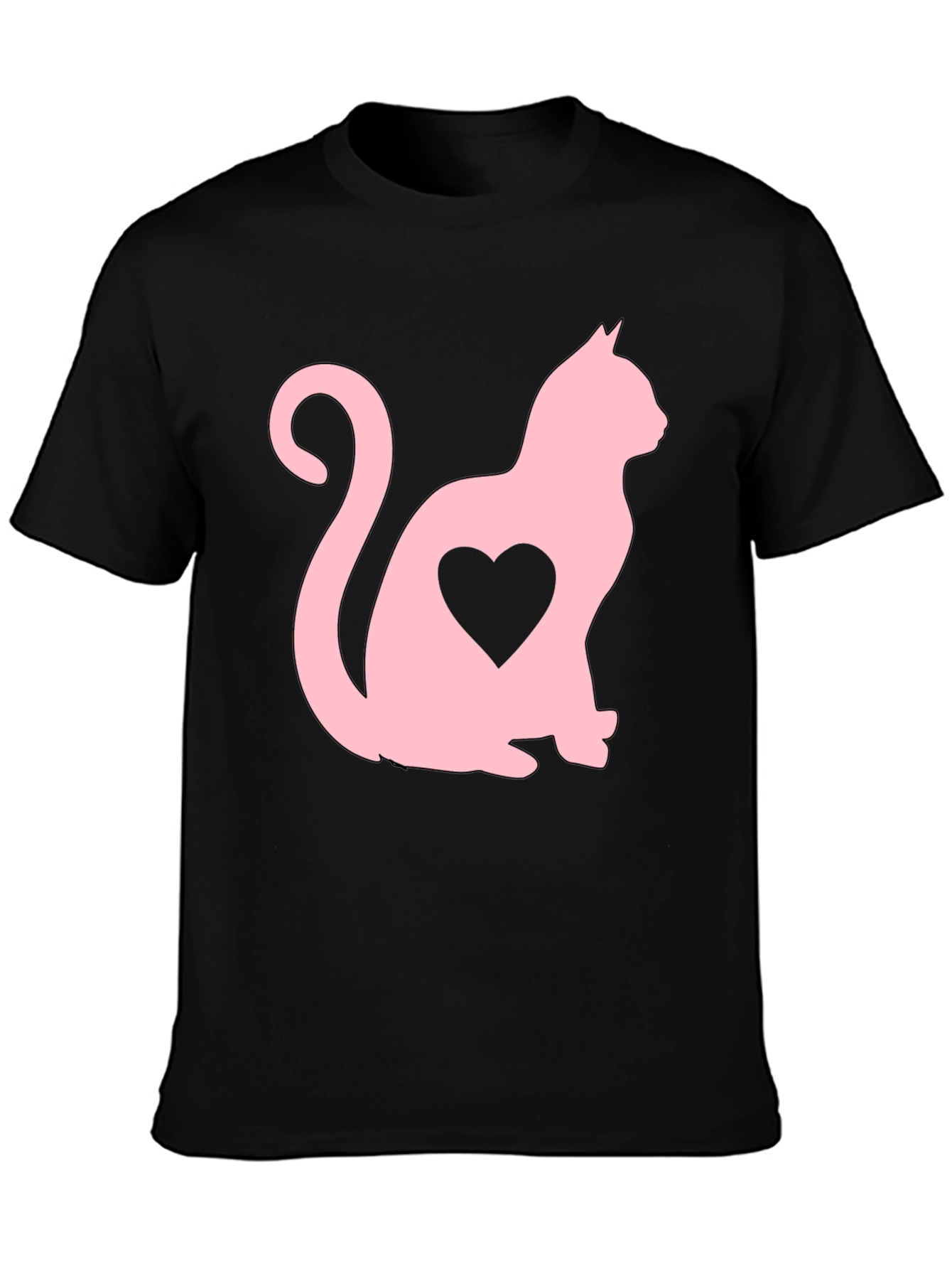 Cat Heart T-Shirt - Stylish Graphic Tee