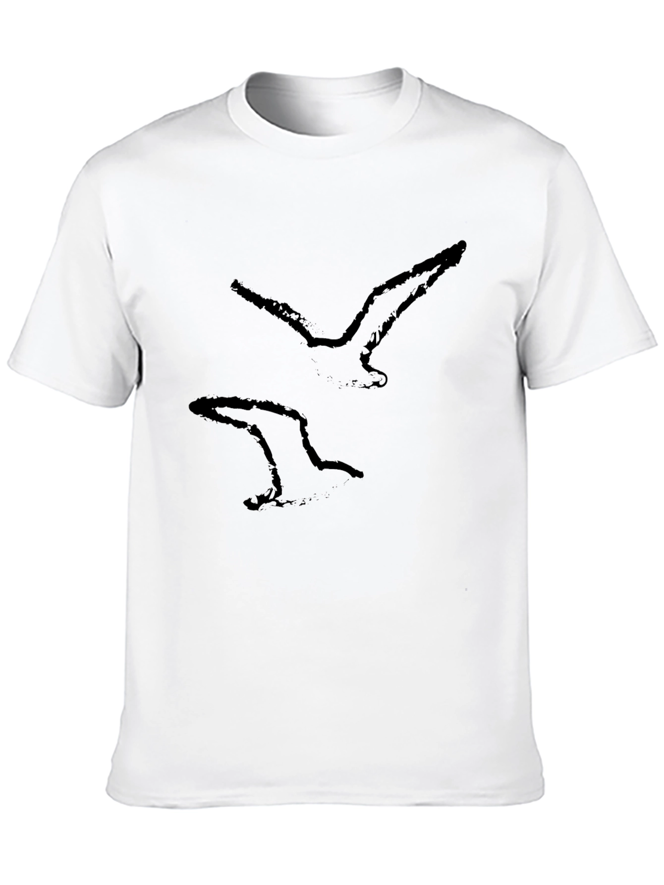 Black Bird Graphic Tee - Modern Casual Style