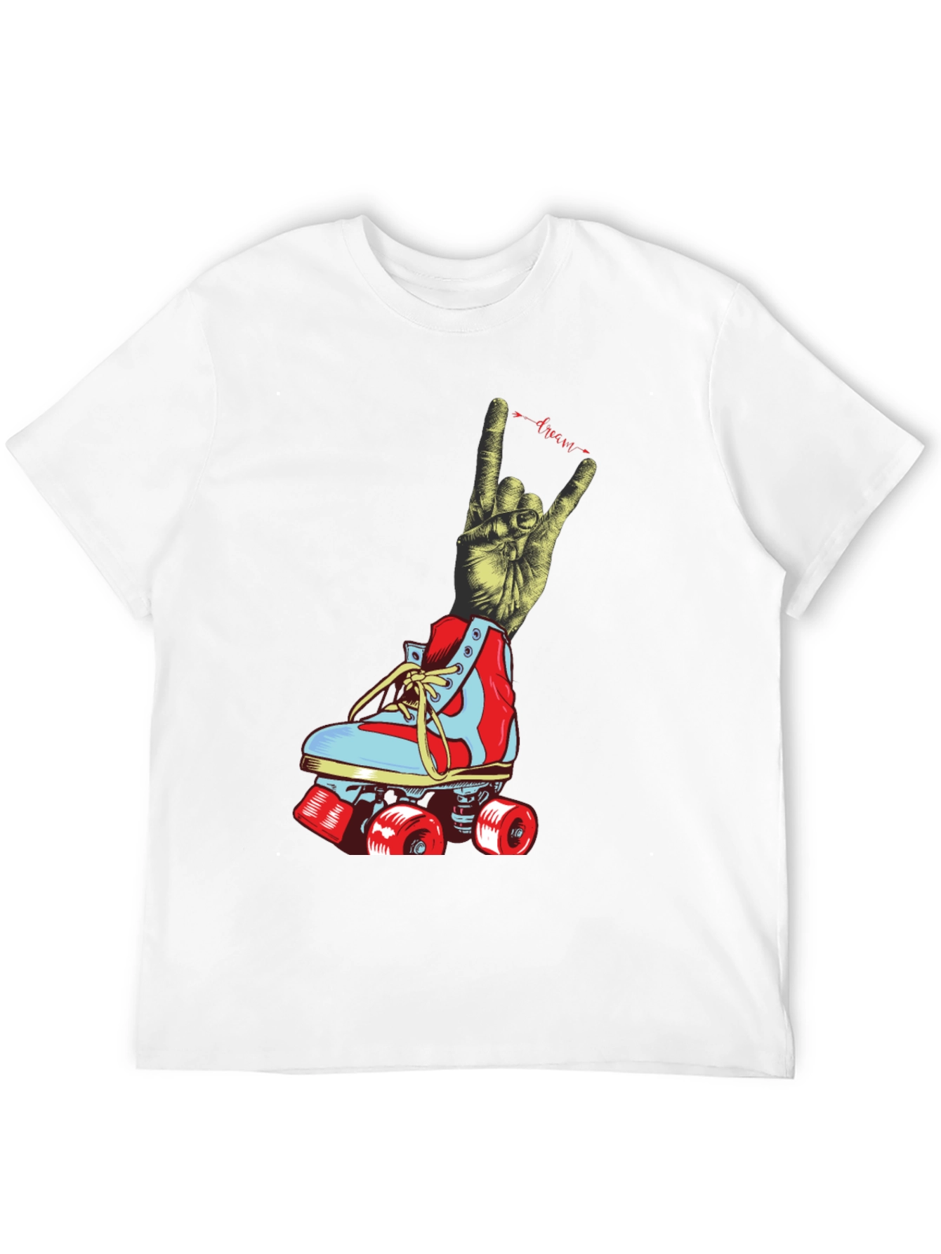 Rock On Roller Skate Graphic Tee