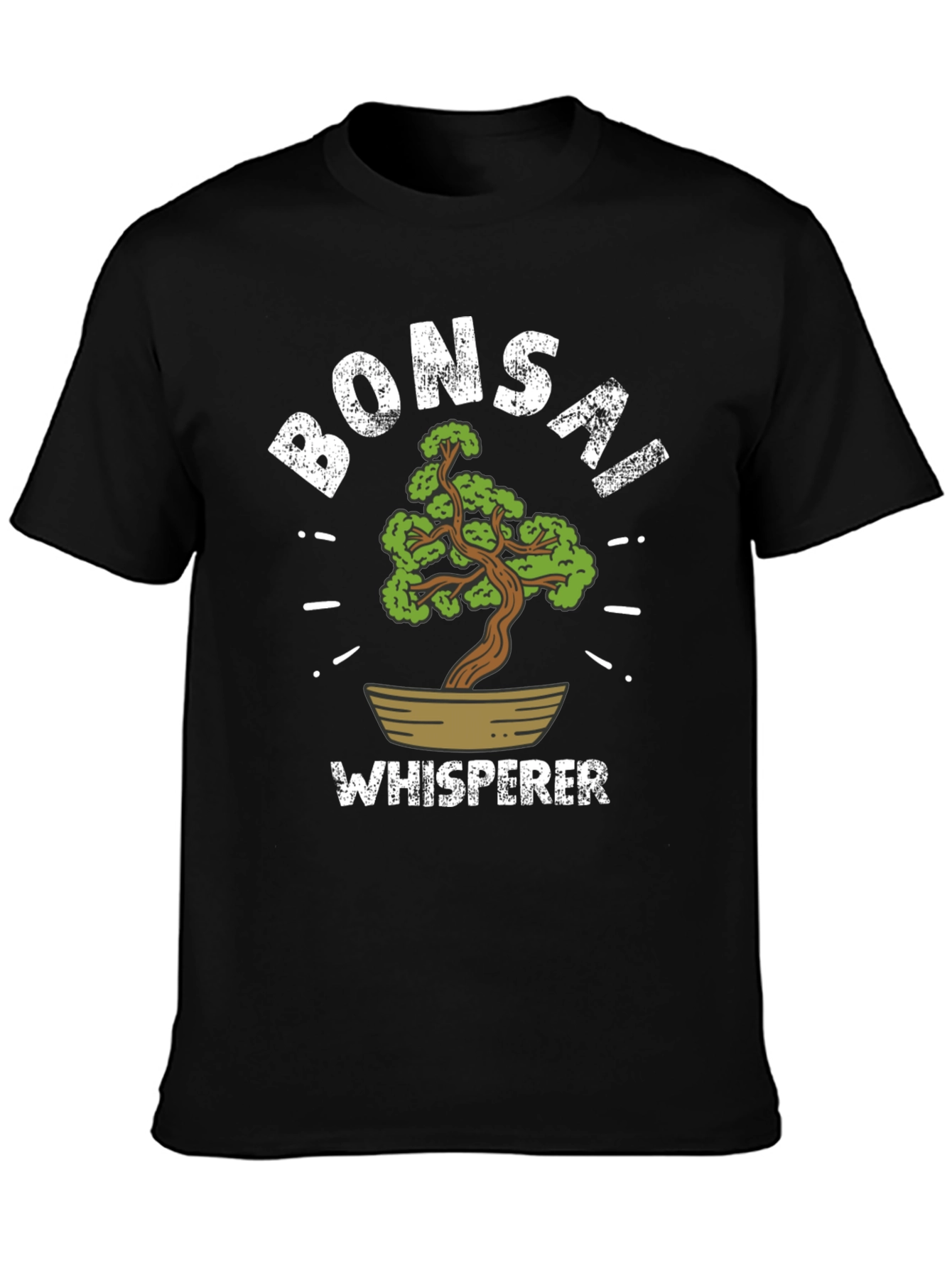 Bonsai Whisperer Graphic Tee - Artistic Tree Design