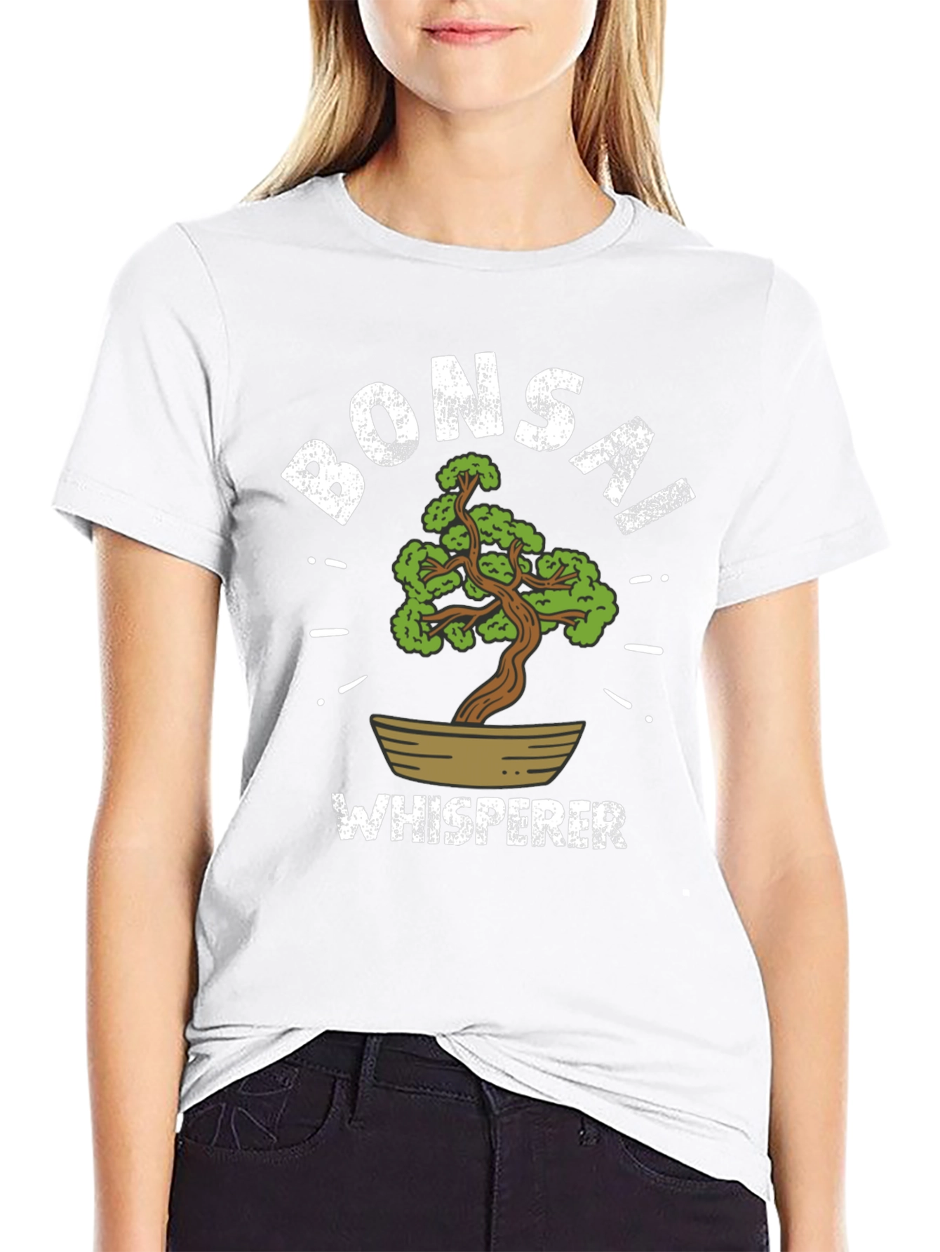 Bonsai Whisperer Graphic Tee - Artistic Tree Design