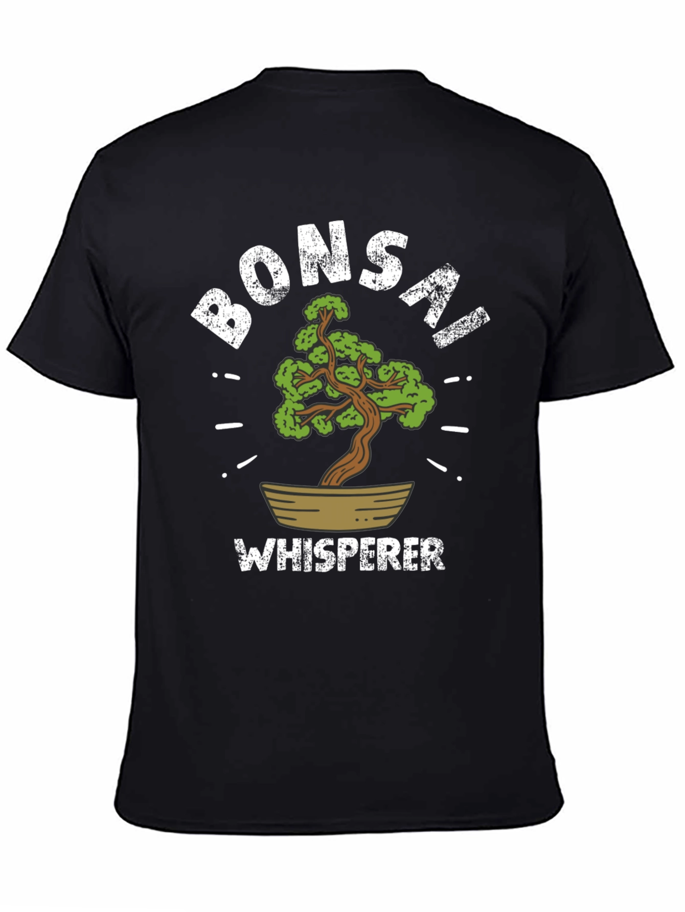 Bonsai Whisperer Graphic Tee - Artistic Tree Design