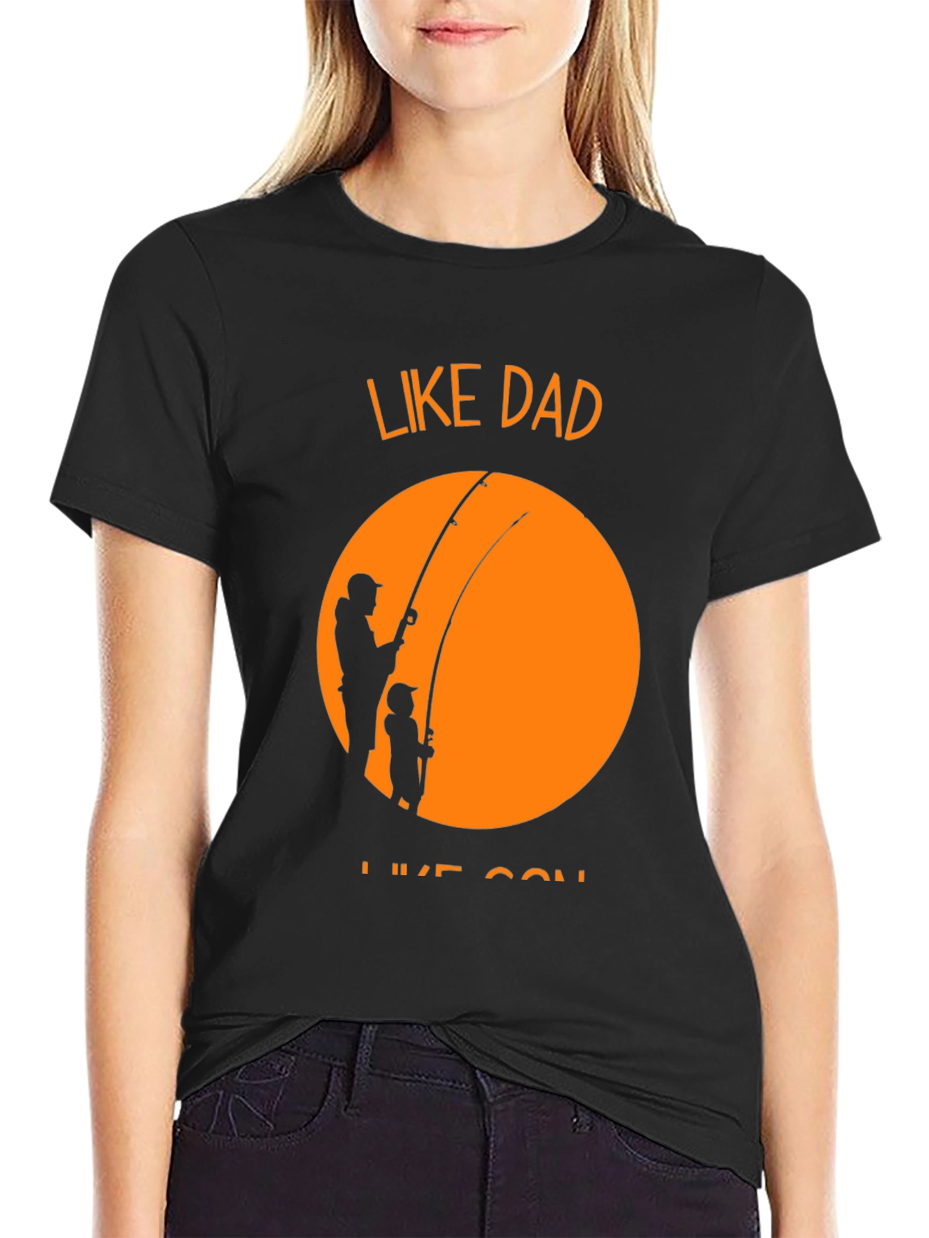 Like Dad Like Son Fishing T-Shirt
