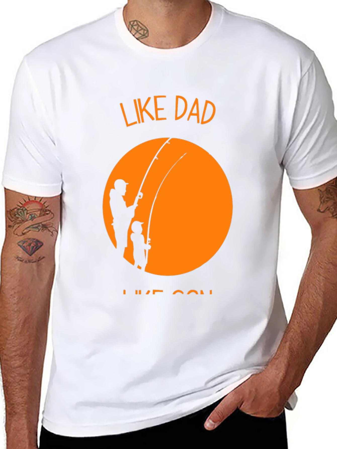 Like Dad Like Son Fishing T-Shirt