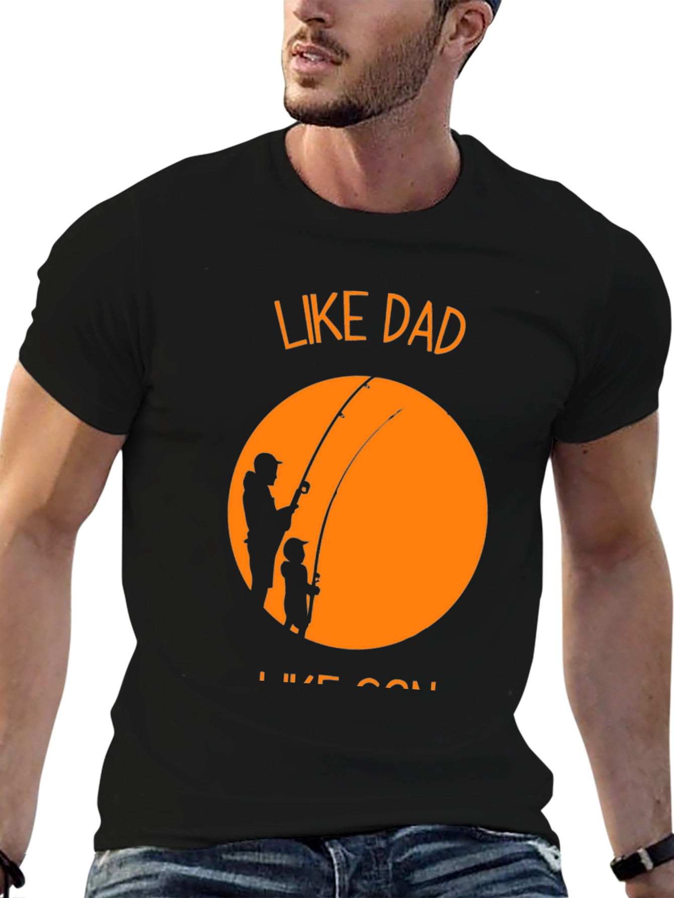 Like Dad Like Son Fishing T-Shirt