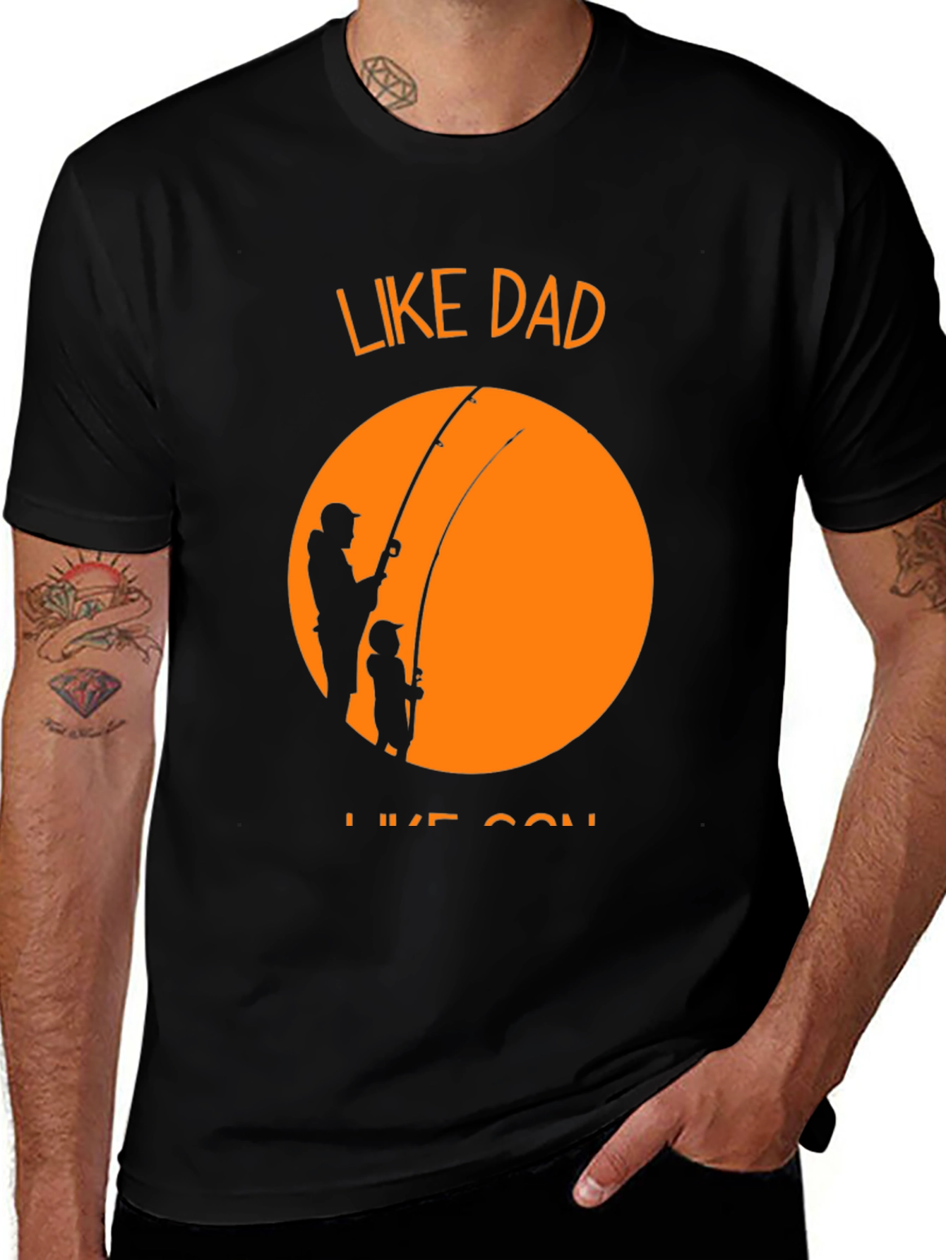 Like Dad Like Son Fishing T-Shirt