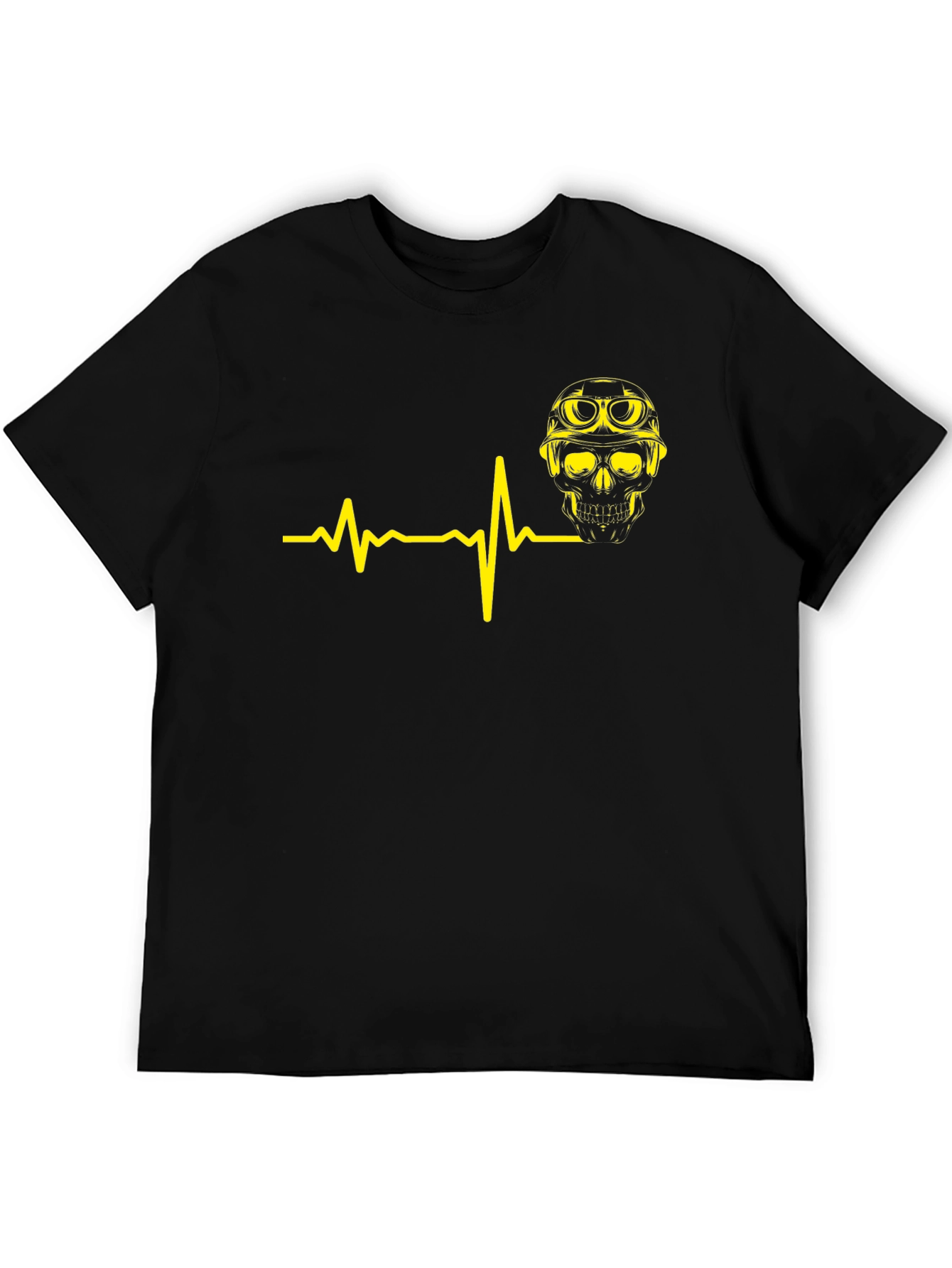 Skull Rider Heartbeat Graphic Tee