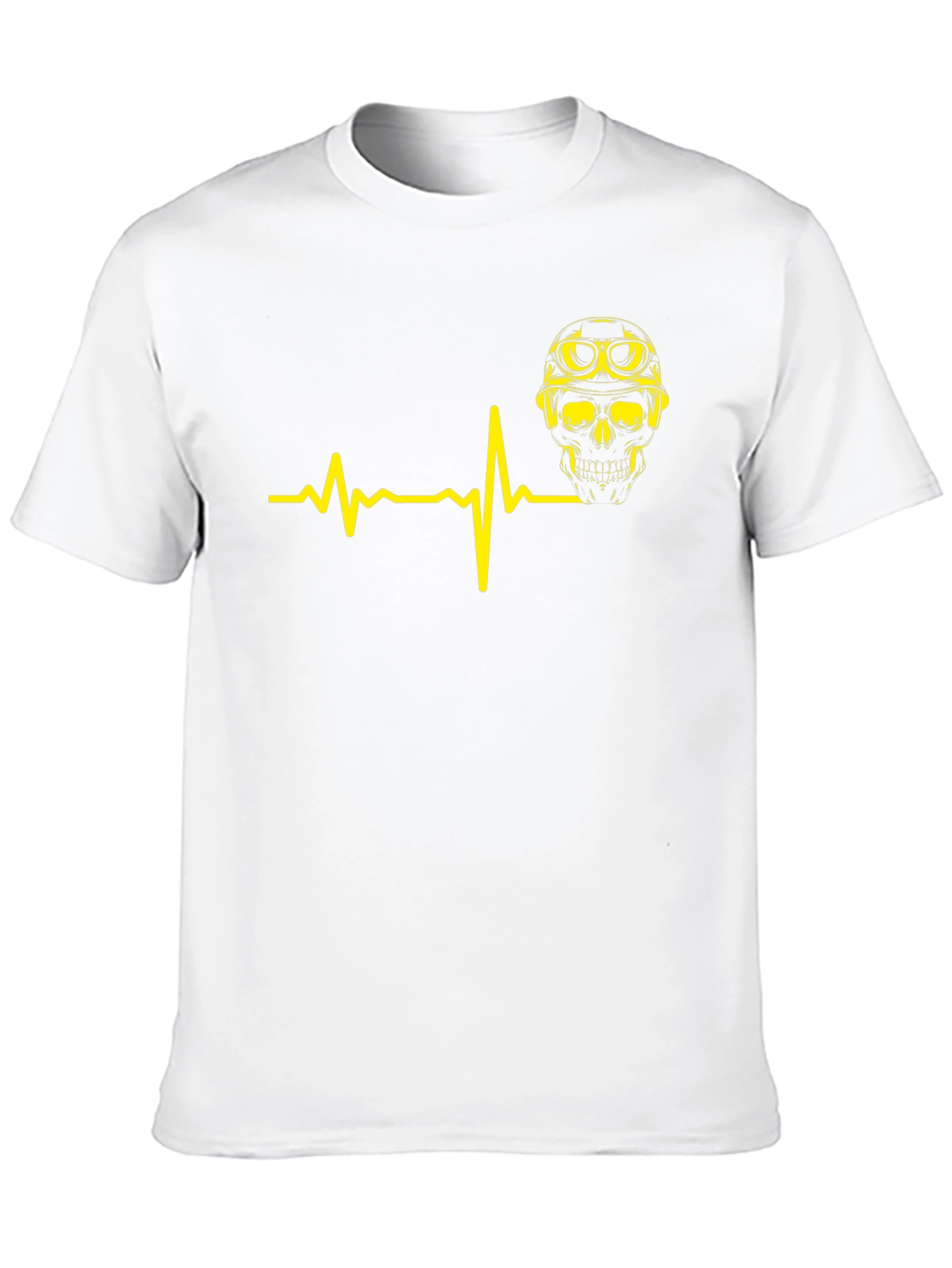 Skull Rider Heartbeat Graphic Tee