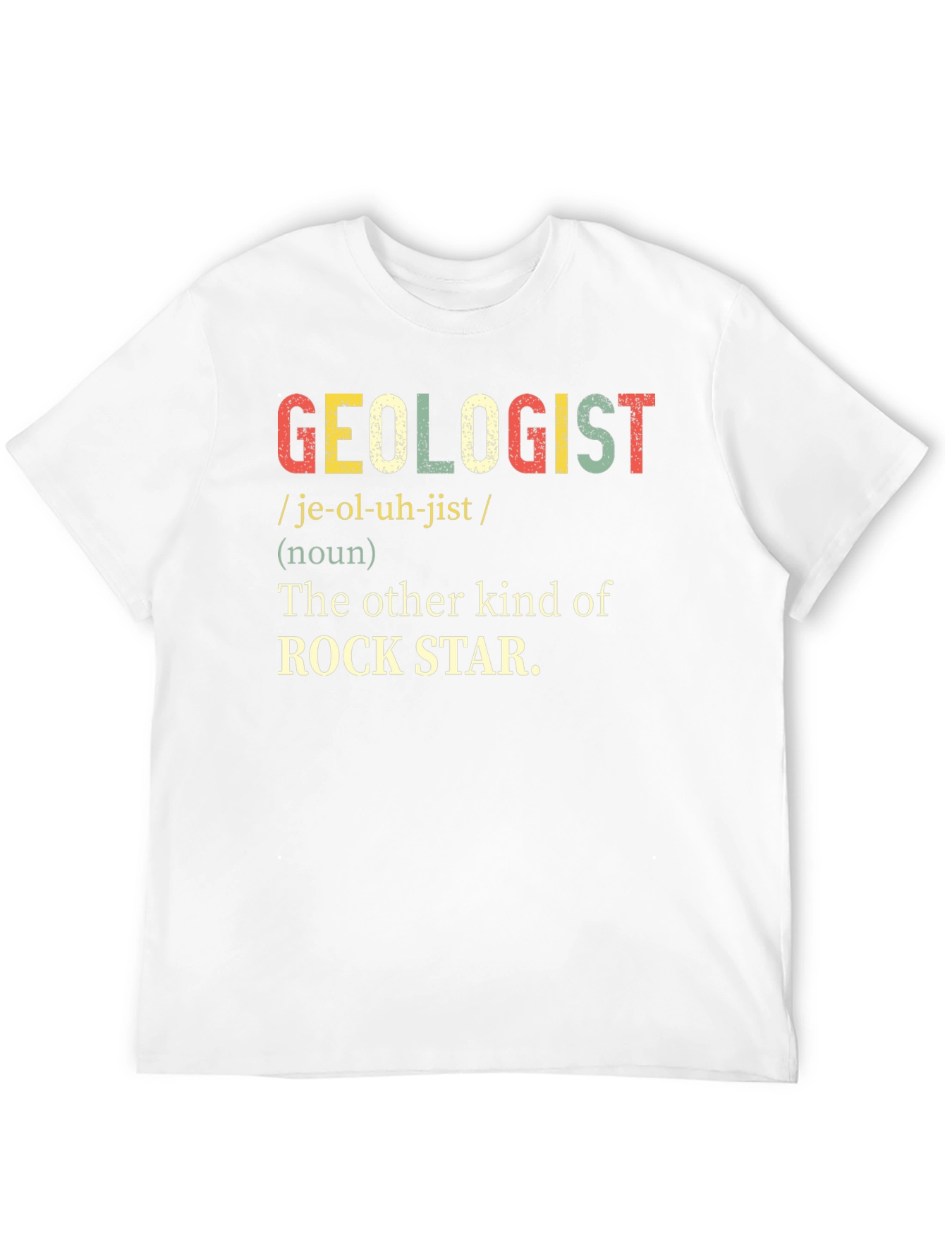 Geologist Rock Star T-Shirt - Funny Geology Definition Tee
