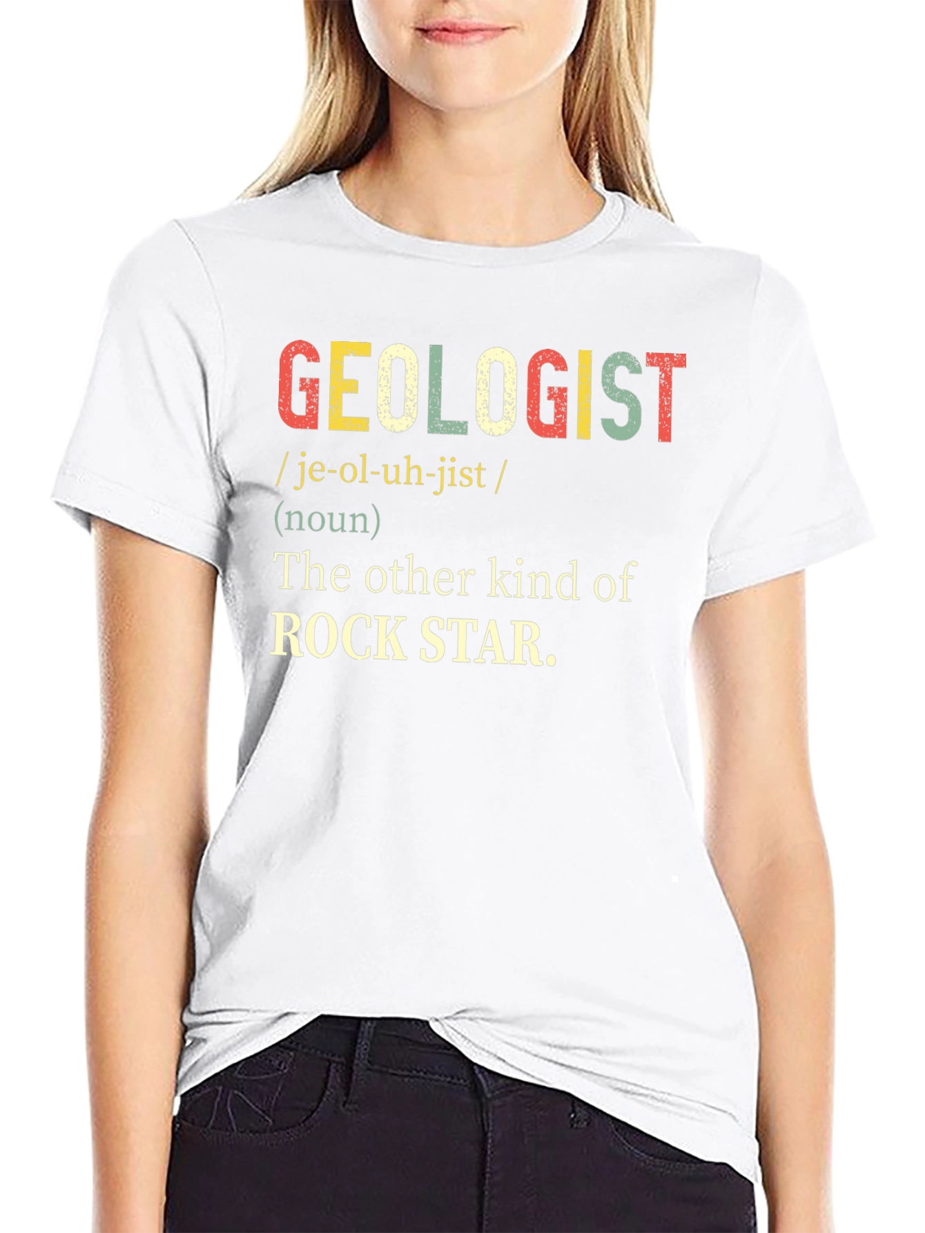 Geologist Rock Star T-Shirt - Funny Geology Definition Tee