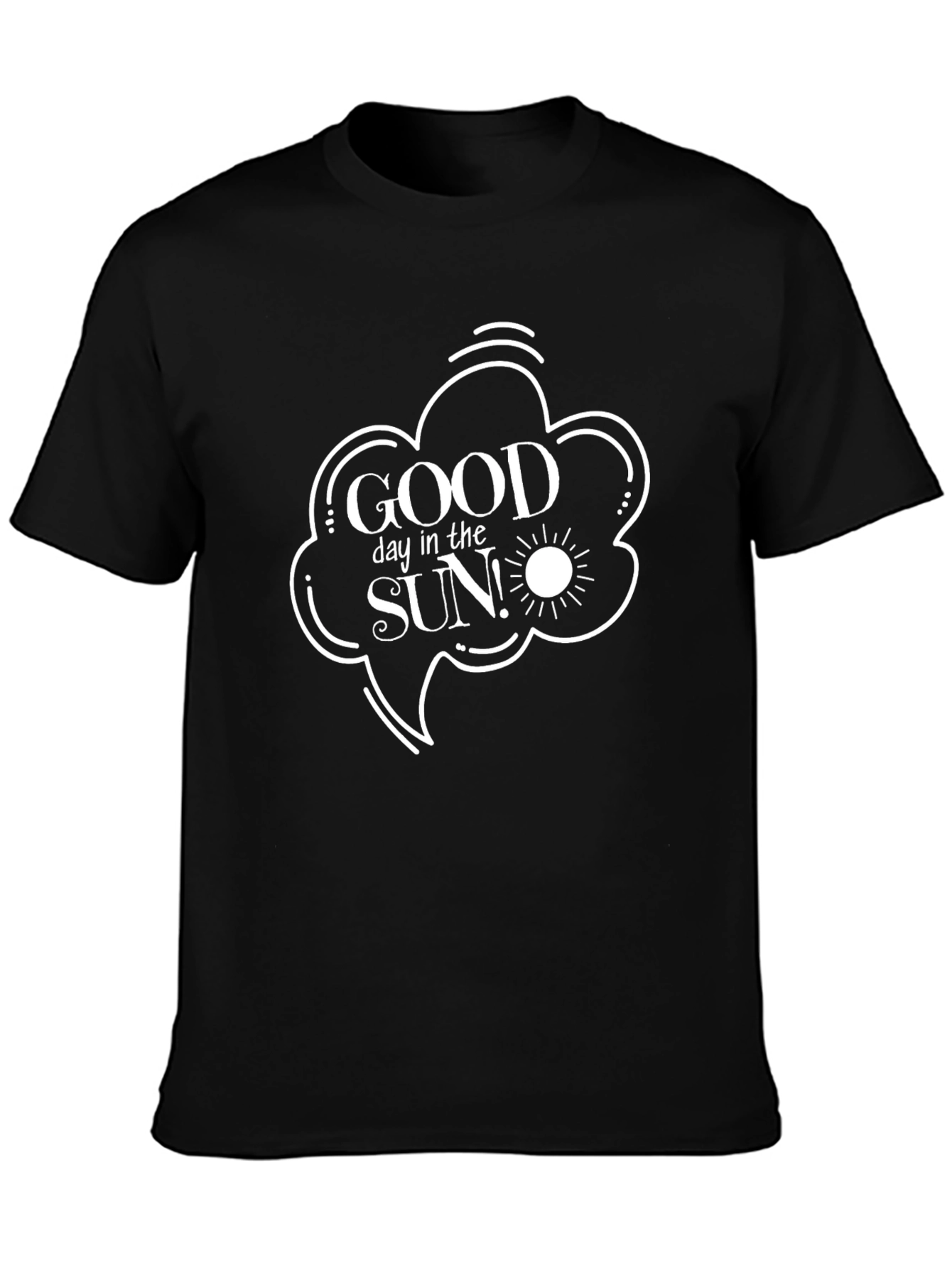 Good Day In The Sun Black T-Shirt