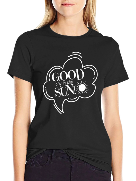 Good Day In The Sun Black T-Shirt