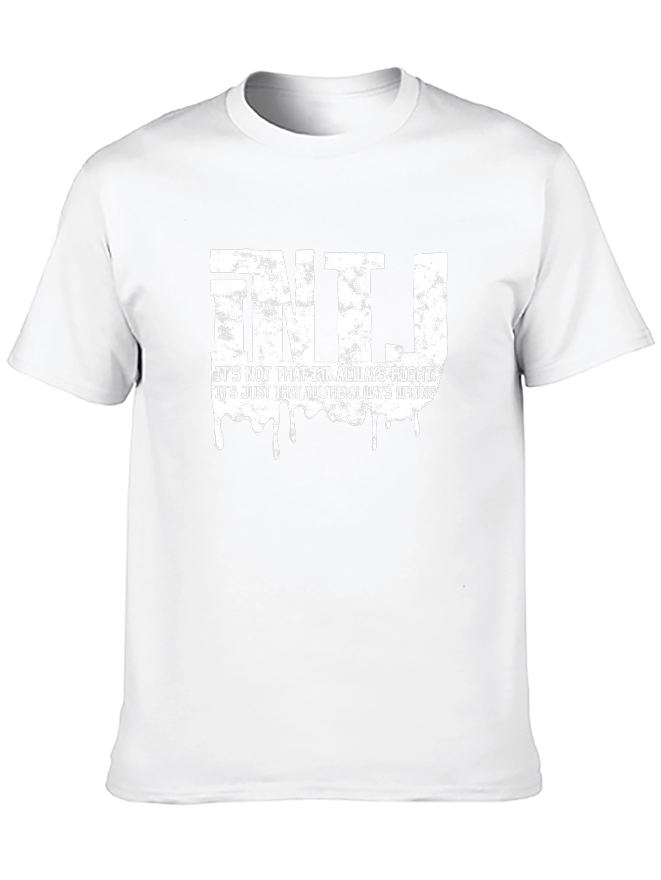 INTJ Always Right Graphic T-Shirt - Black Cotton Tee