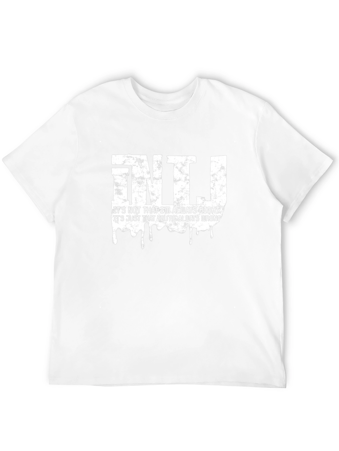 INTJ Always Right Graphic T-Shirt - Black Cotton Tee