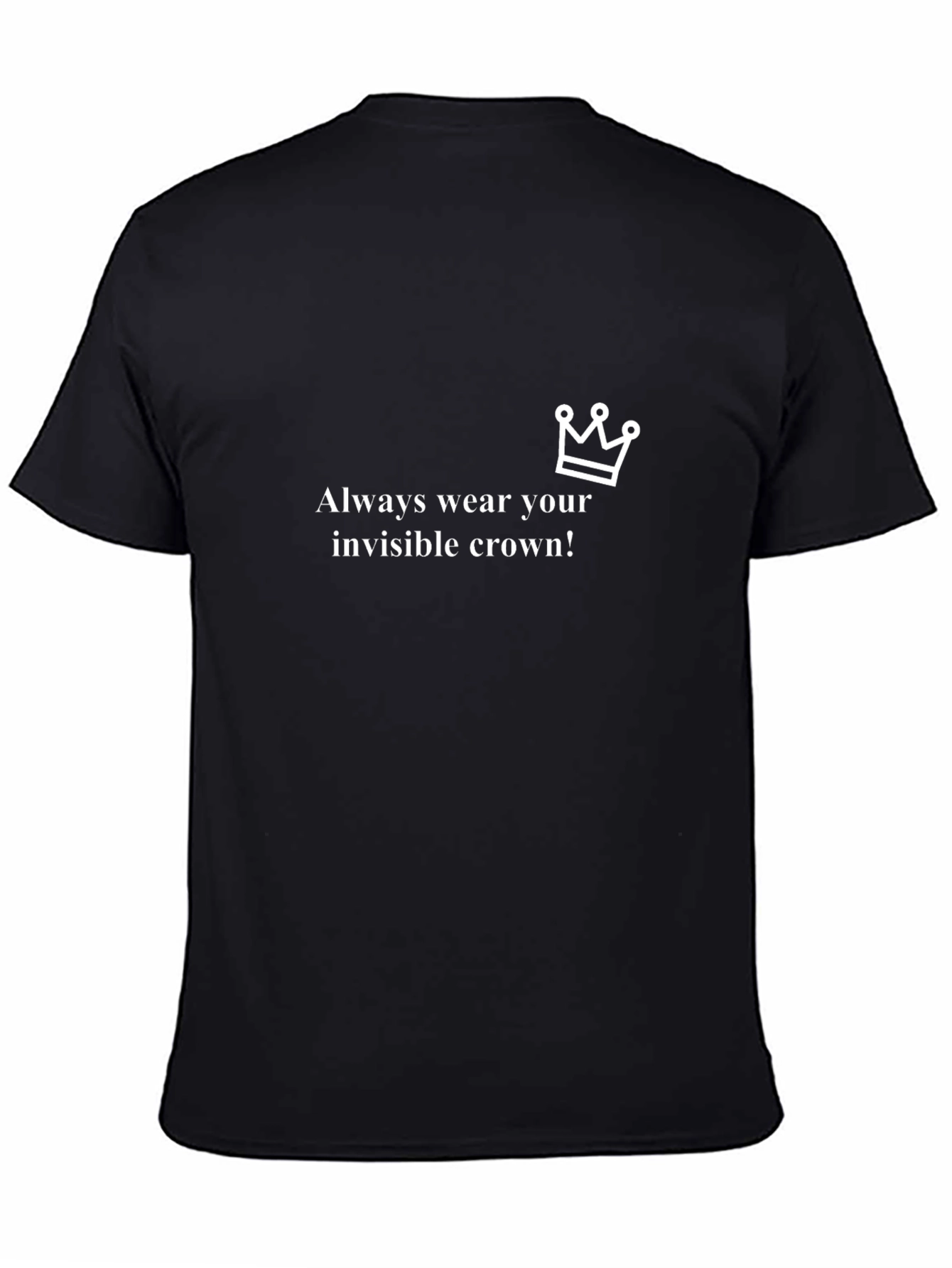 Invisible Crown Black T-Shirt