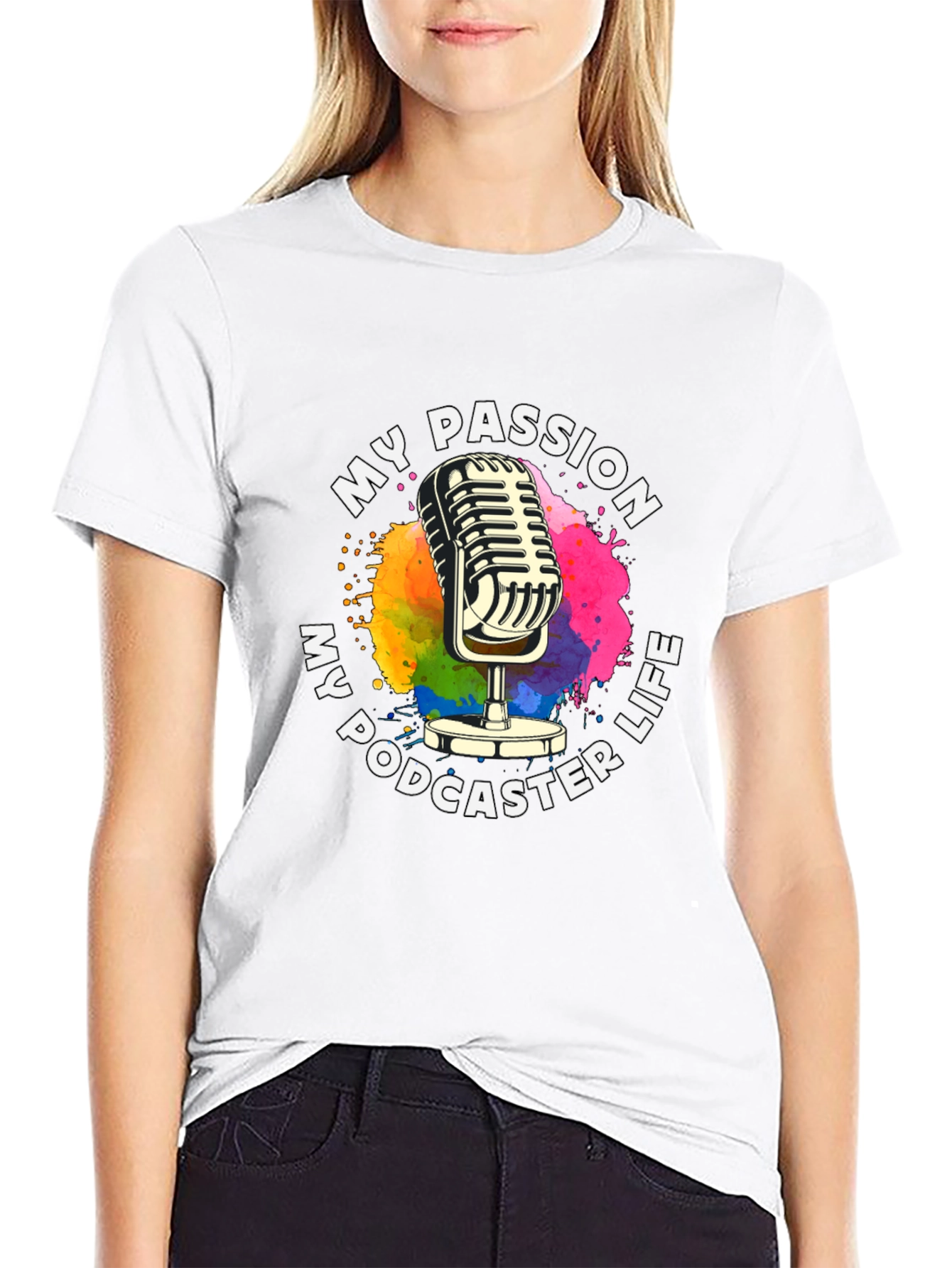 My Passion My Podcaster Life Graphic T-Shirt
