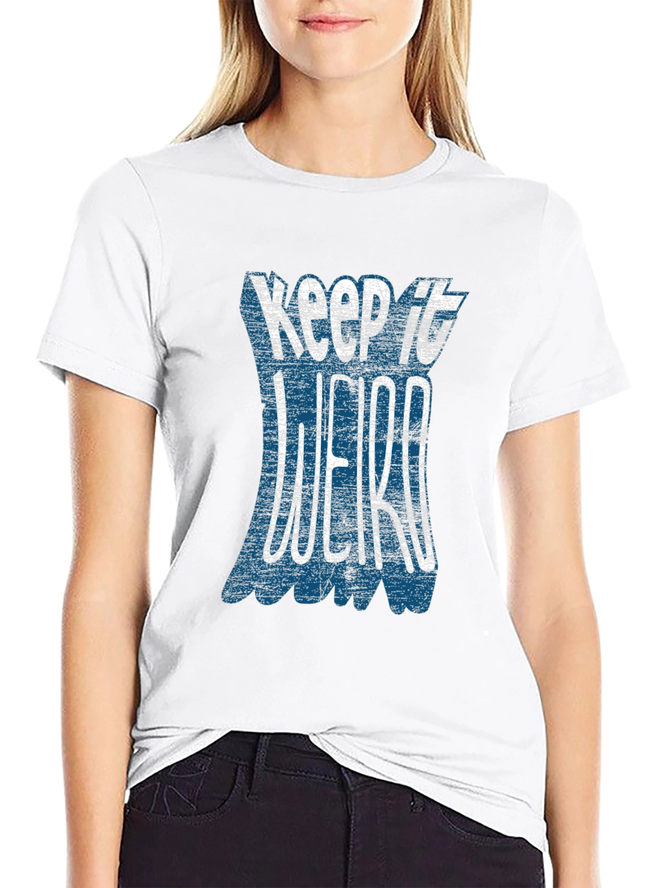 Keep It Weird Graphic T-Shirt - Black