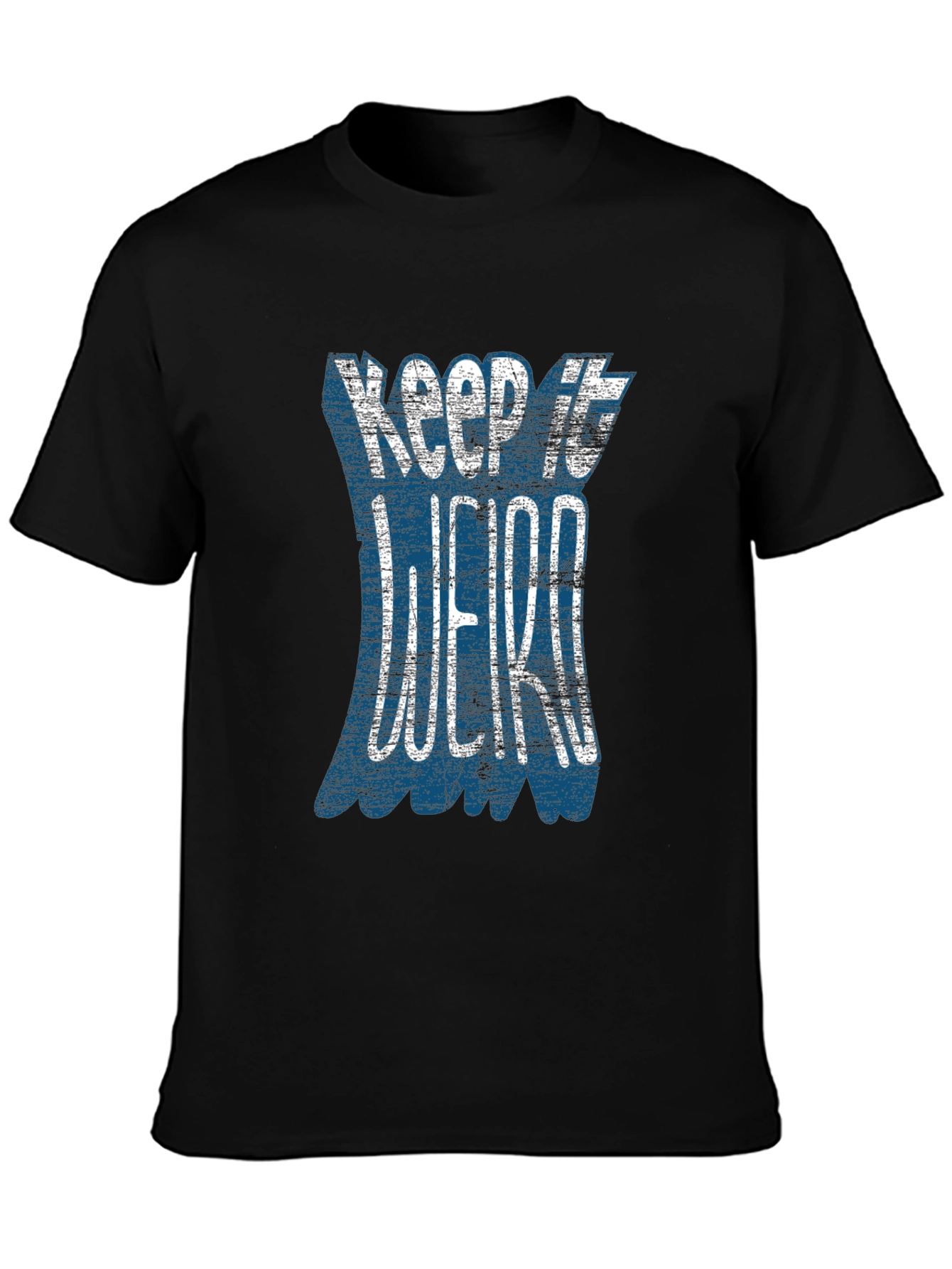 Keep It Weird Graphic T-Shirt - Black