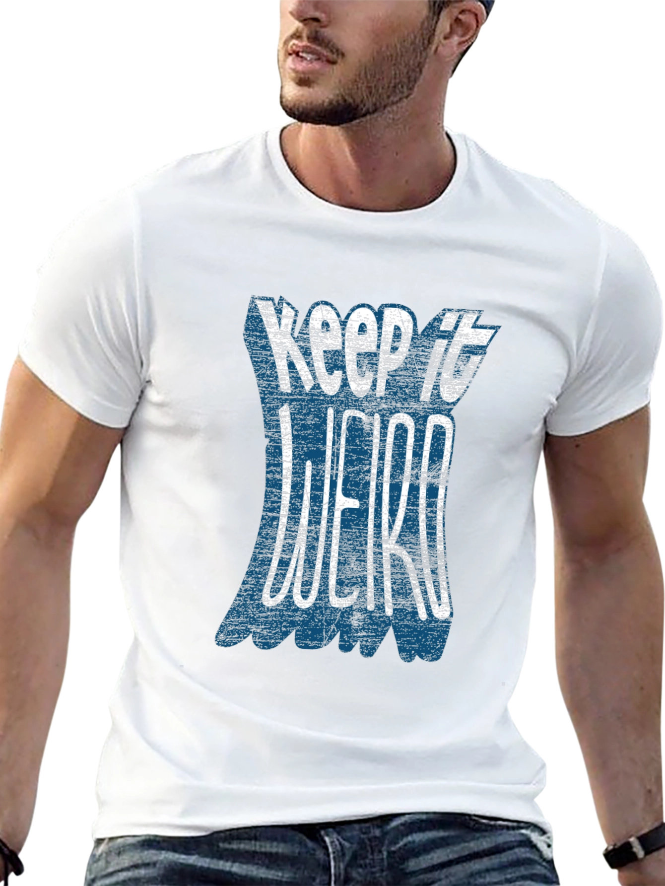 Keep It Weird Graphic T-Shirt - Black