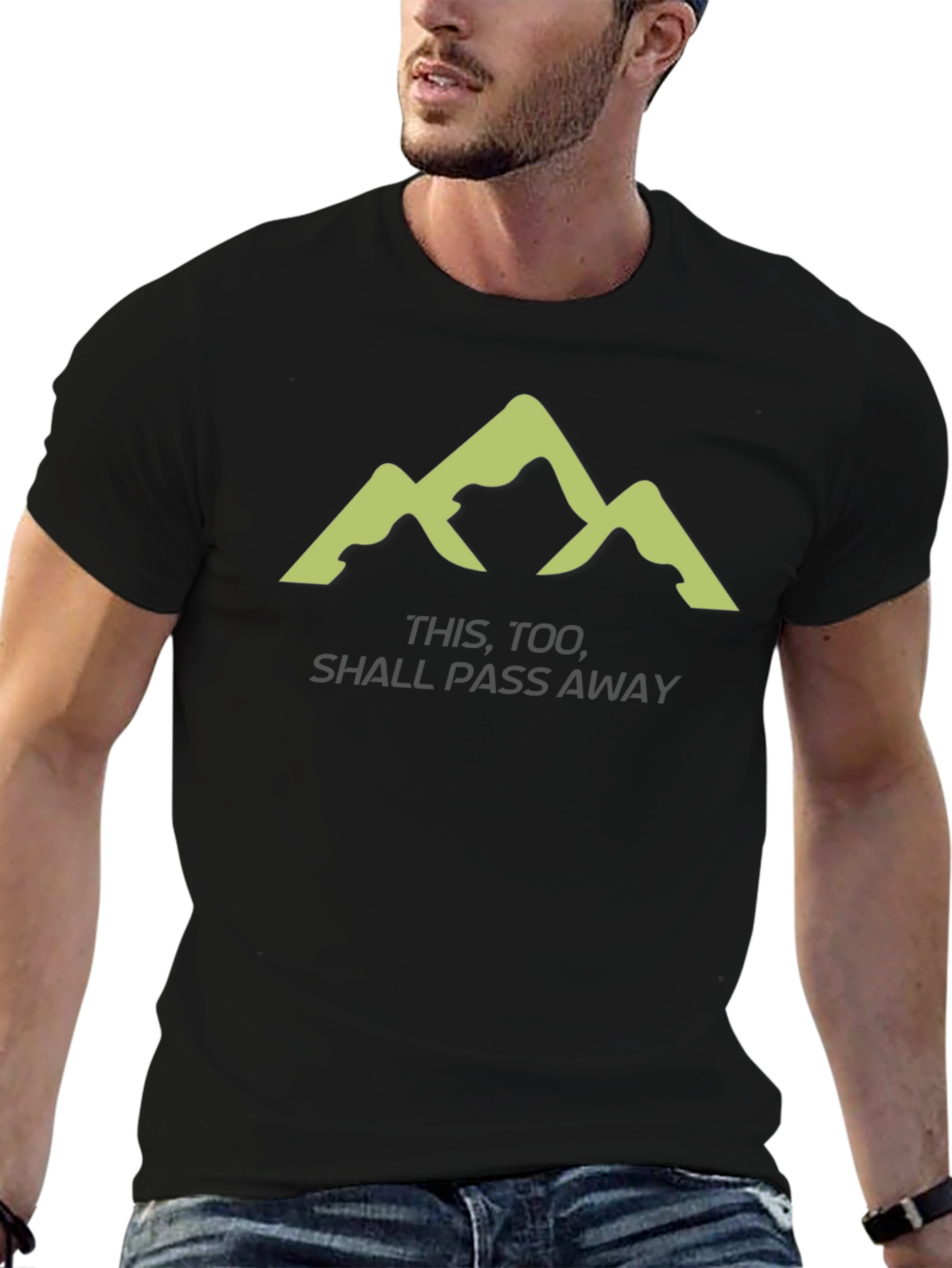 Mountain Graphic Tee - This Too Shall Pass Away