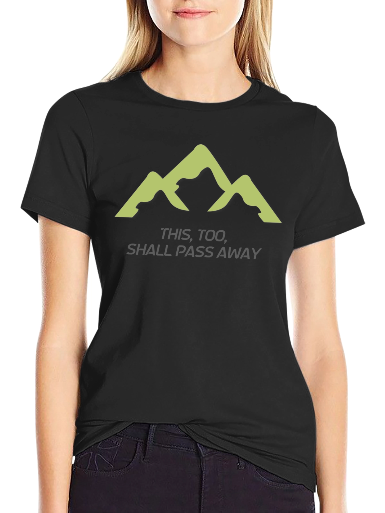 Mountain Graphic Tee - This Too Shall Pass Away