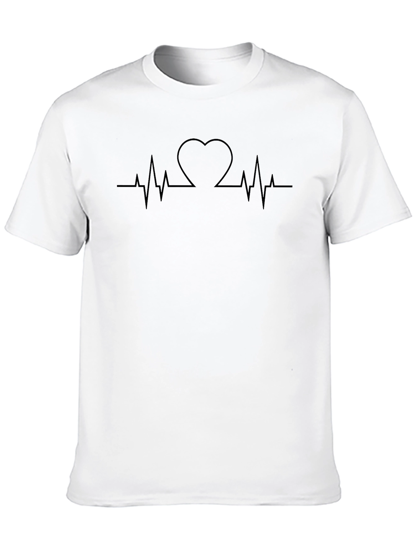 Heartbeat Heart T-Shirt - Love Graphic Tee
