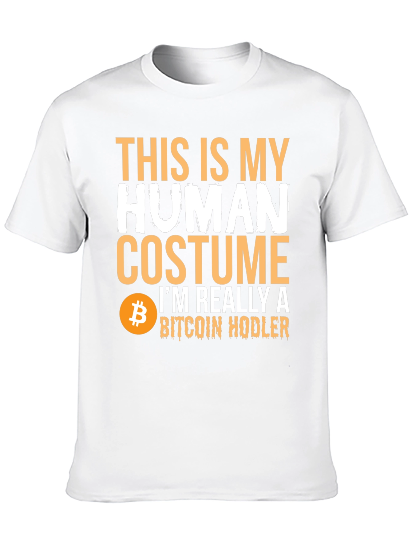 Bitcoin Hodler Human Costume Graphic Tee