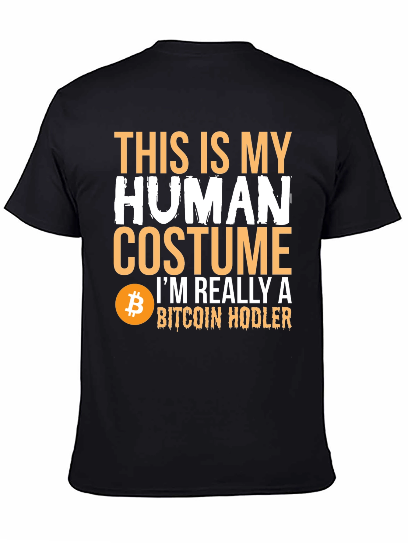 Bitcoin Hodler Human Costume Graphic Tee