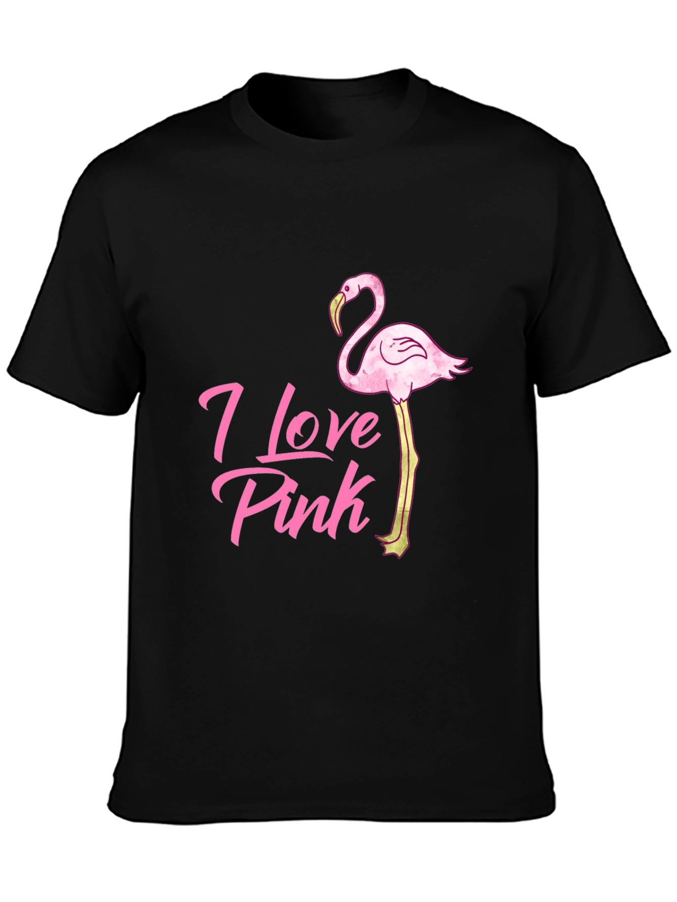 I Love Pink Flamingo T-Shirt