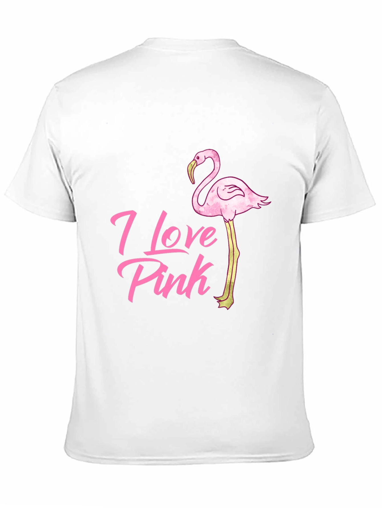 I Love Pink Flamingo T-Shirt