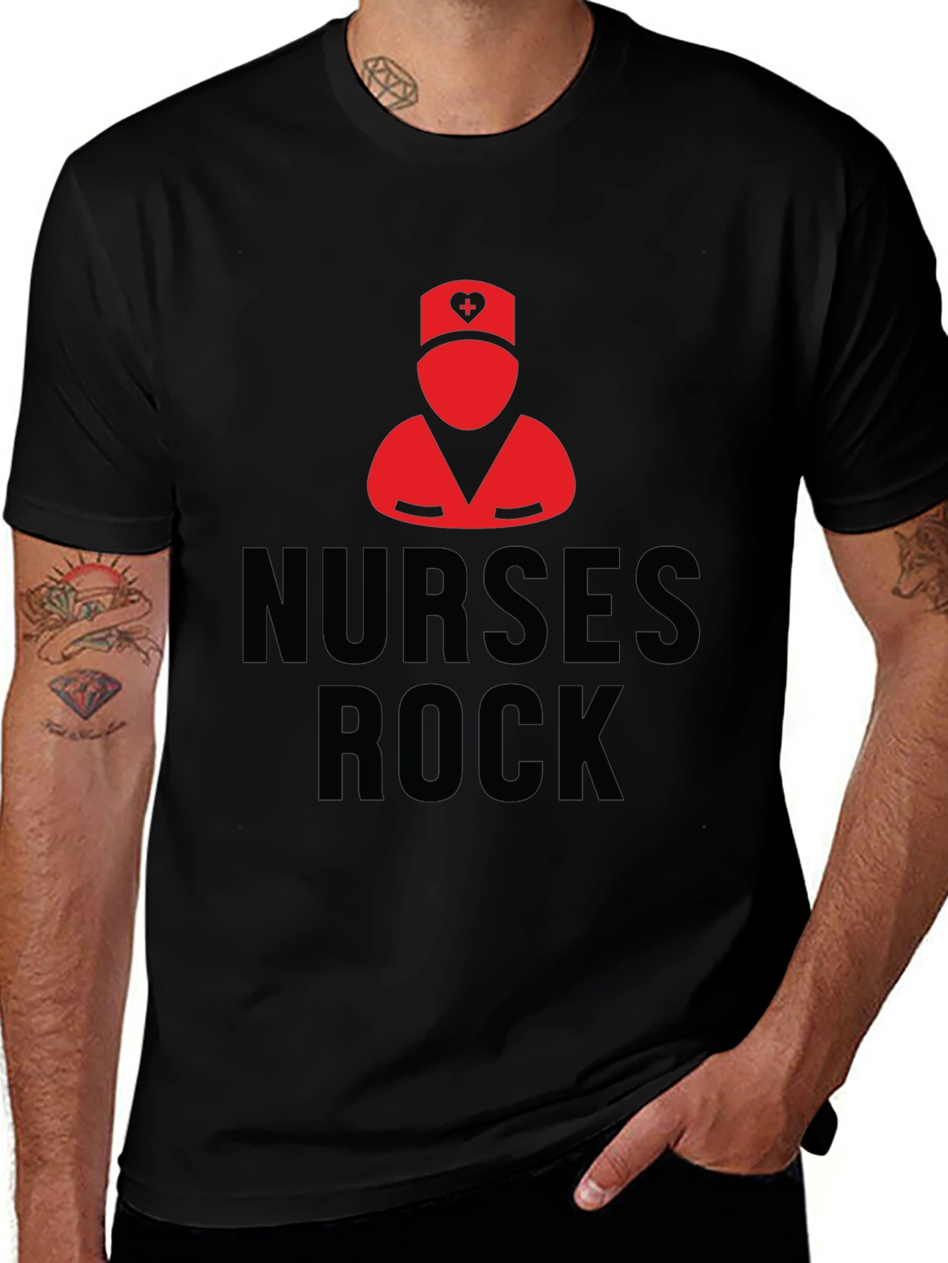 Nurses Rock T-Shirt - Medical Professional Appreciation