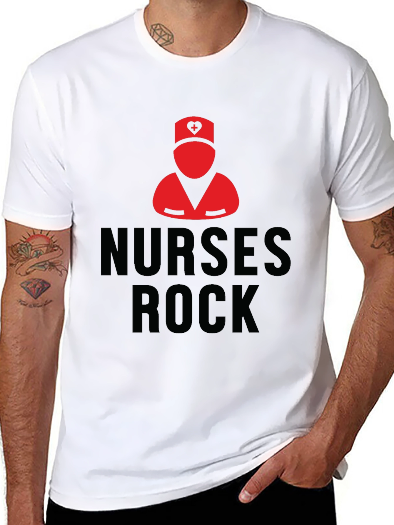 Nurses Rock T-Shirt - Medical Professional Appreciation