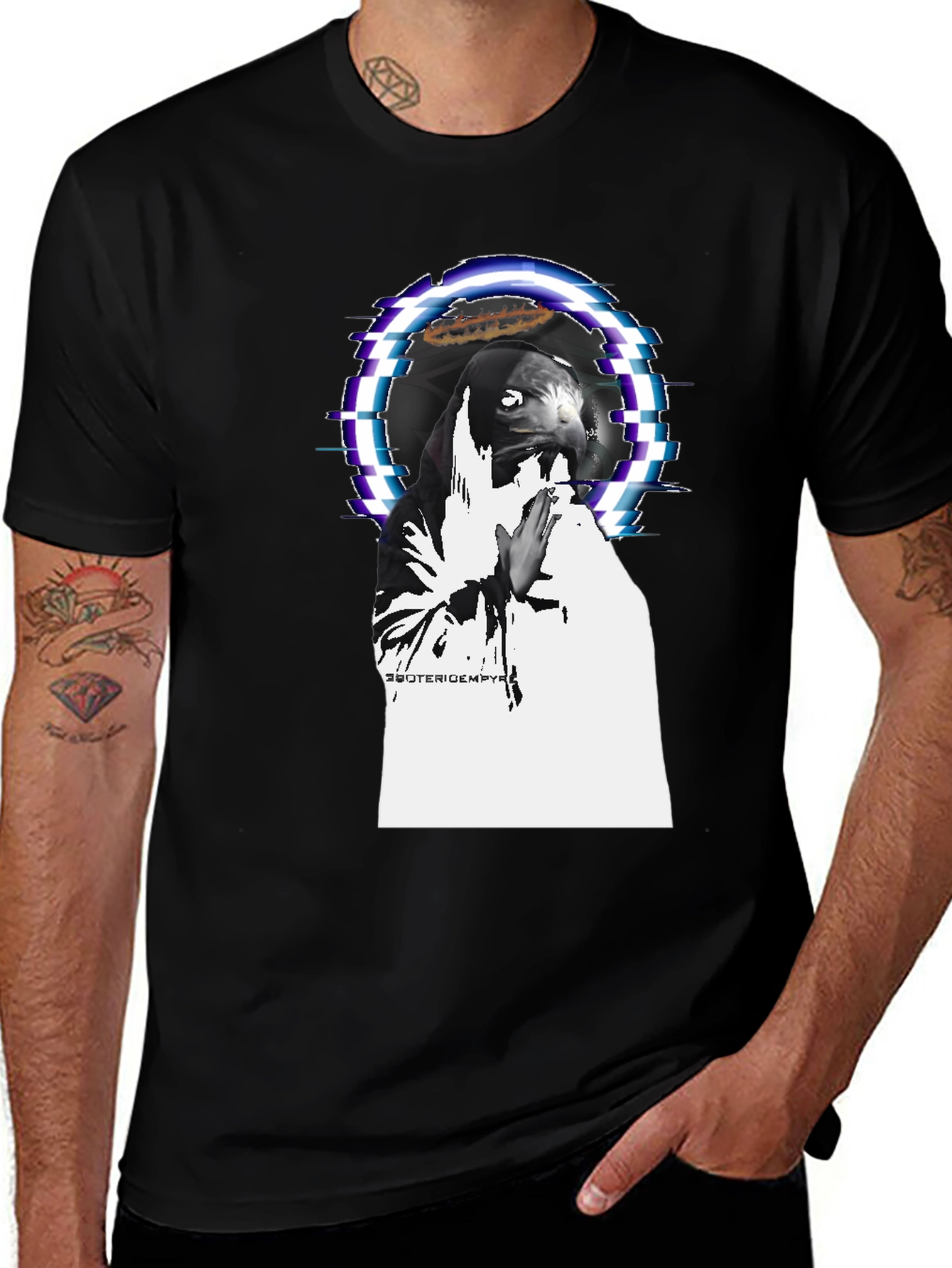 Mystical Seal T-Shirt - Black Graphic Tee