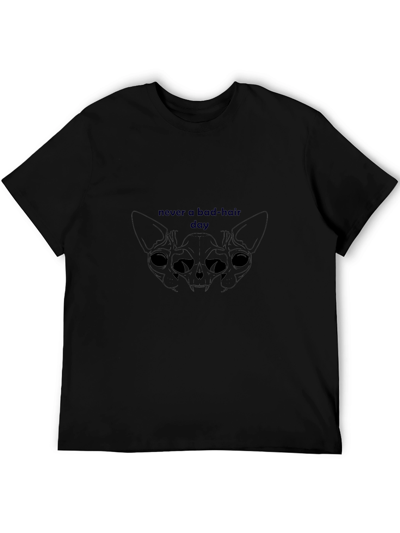 Never a Bad Hair Day Sphynx Cat T-Shirt