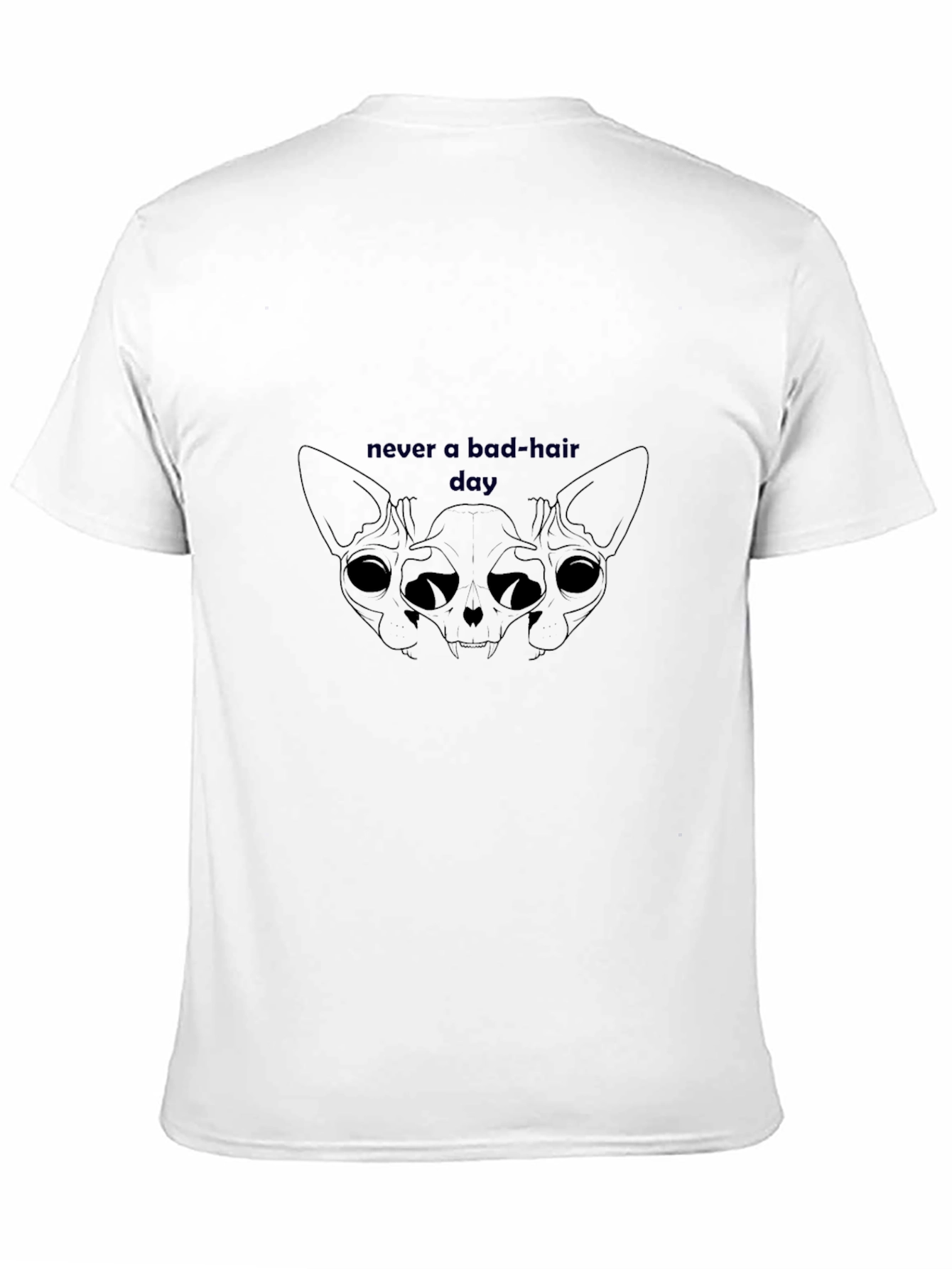 Never a Bad Hair Day Sphynx Cat T-Shirt