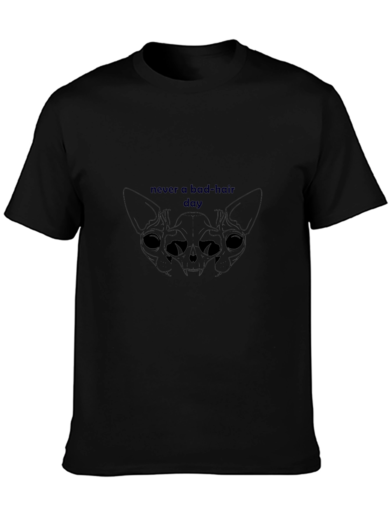 Never a Bad Hair Day Sphynx Cat T-Shirt