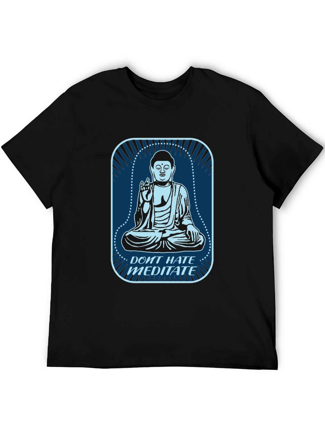 Meditate Buddha Graphic T-Shirt