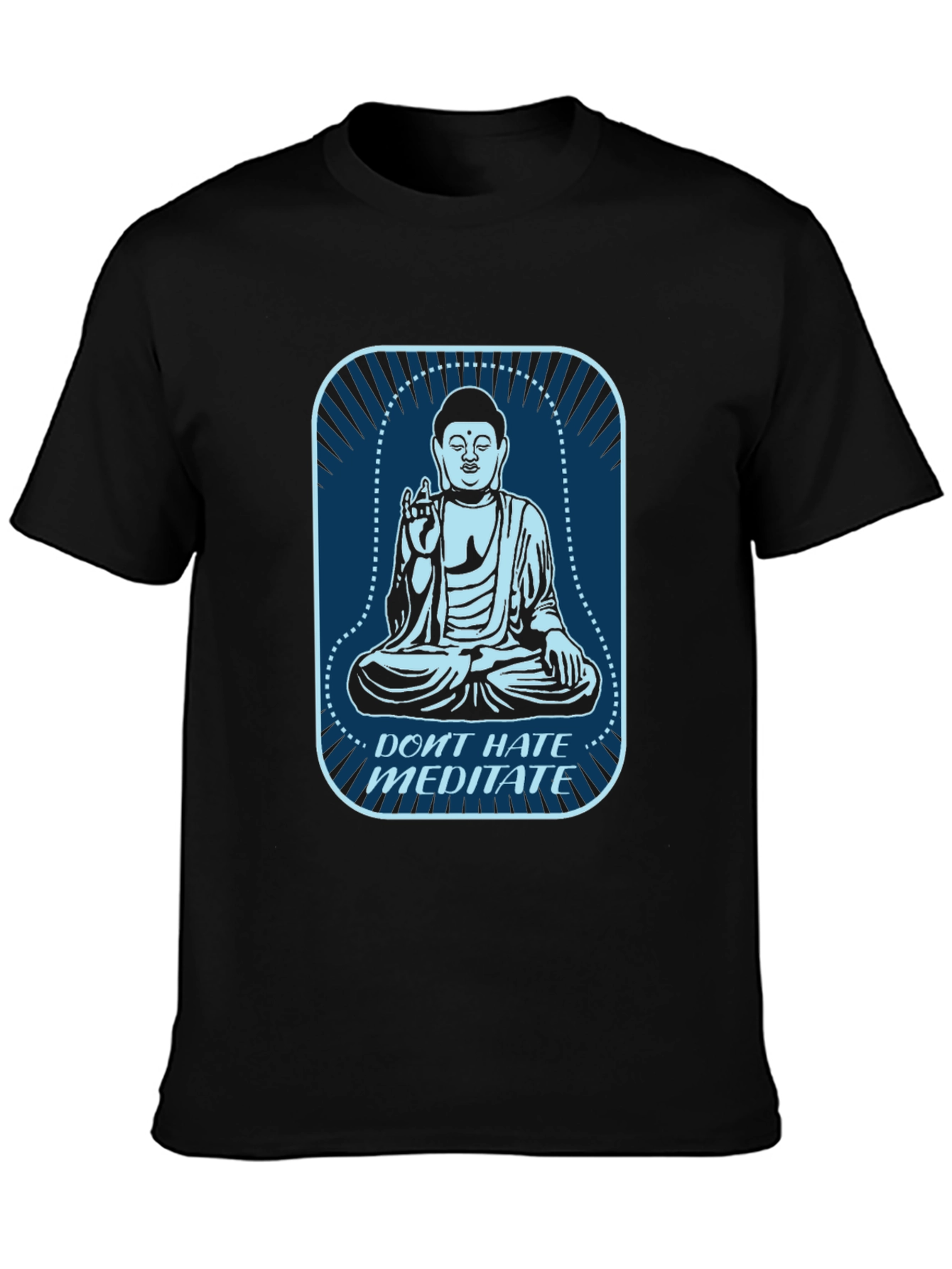 Meditate Buddha Graphic T-Shirt